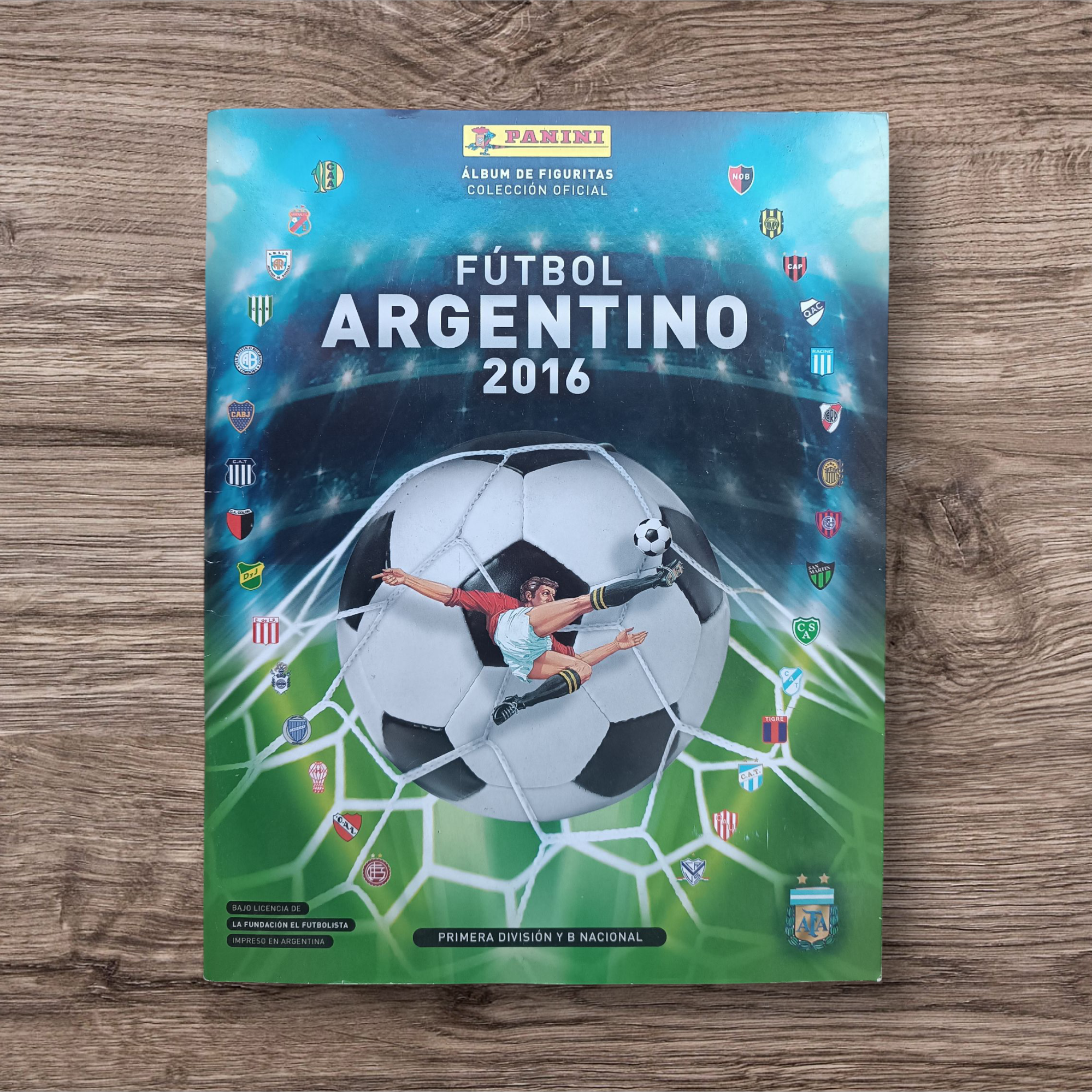 Álbum casi completo Fútbol Argentino 2016