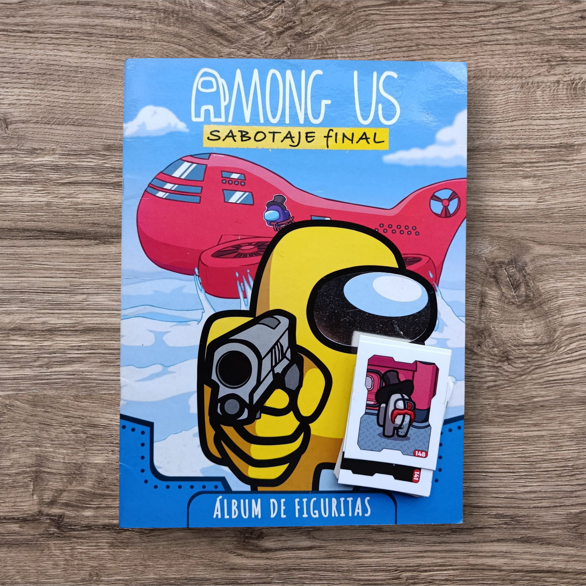 Álbum + 57 figuritas sin repetir Among Us Sabotaje final