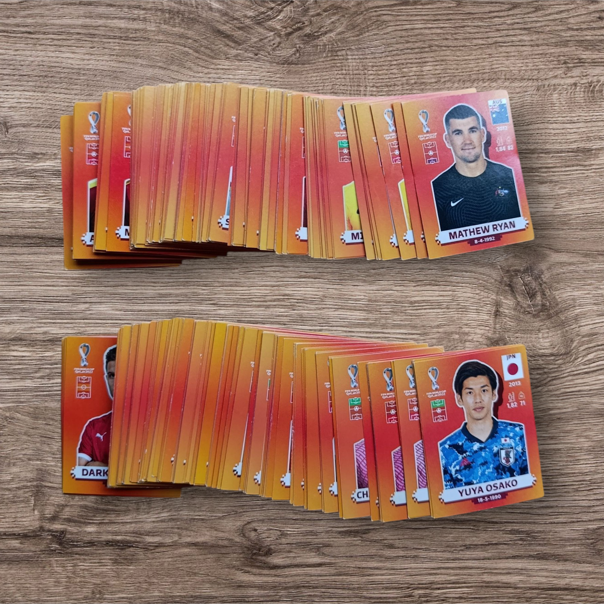 Lote 291 figuritas sin repetir Mundial Qatar 2022