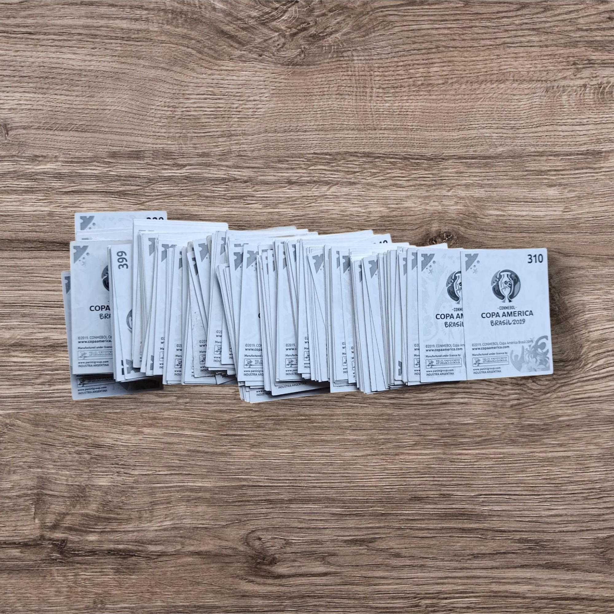 Lote 298 figuritas sin repetir Copa América 2019