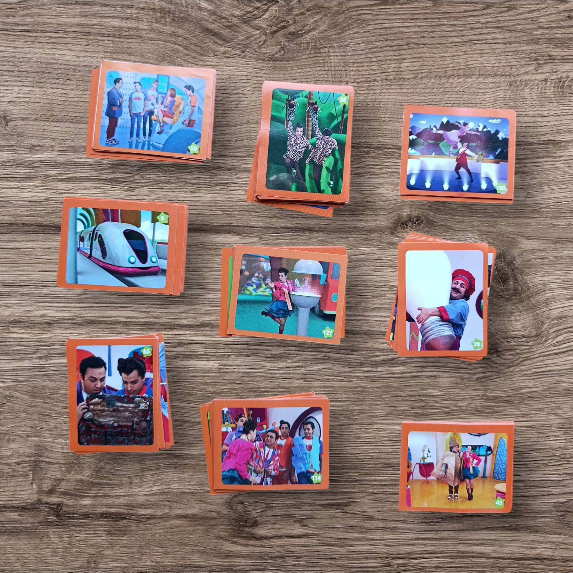 Lote 93 figuritas sin repetir Junior Express