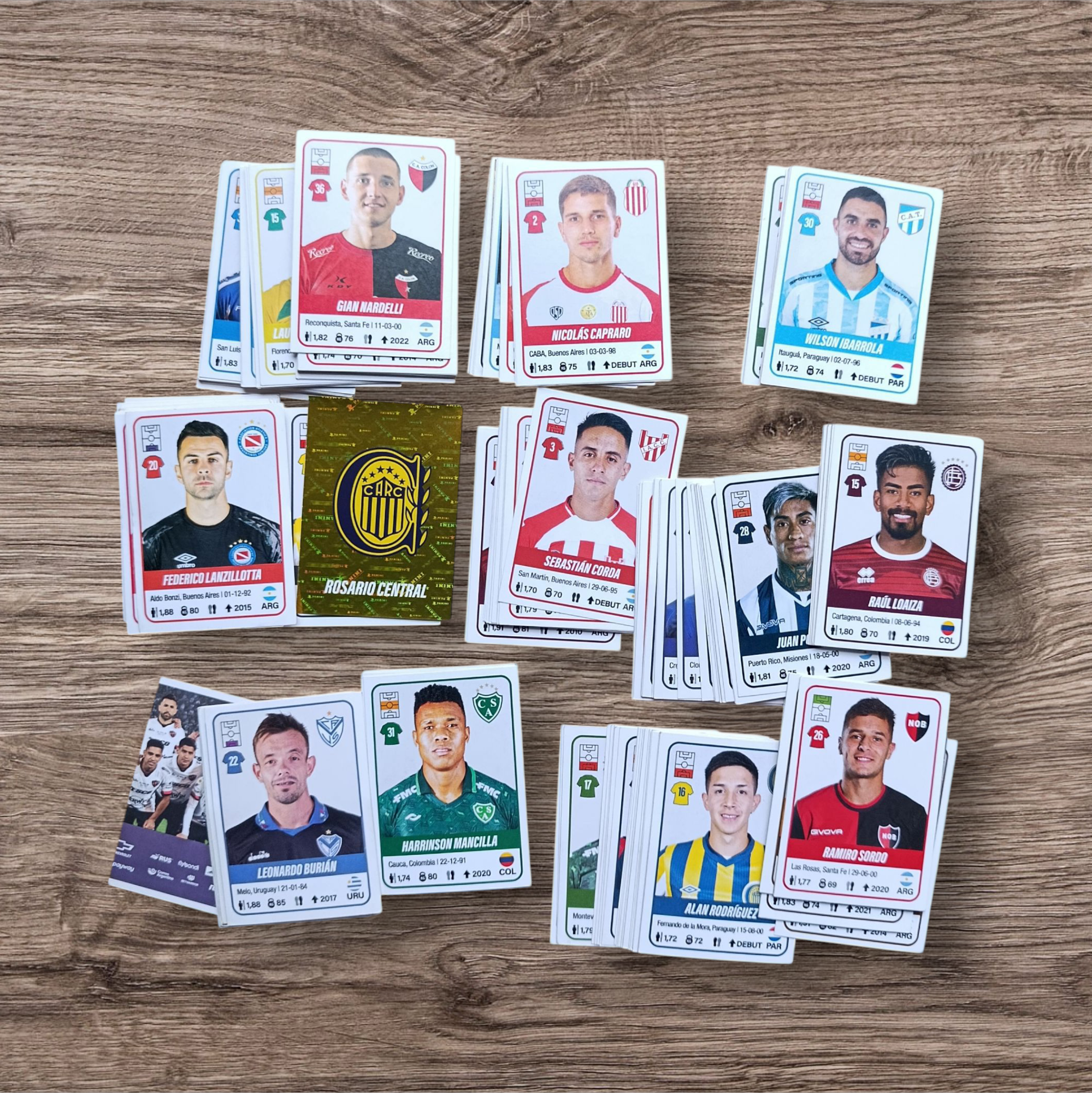 Lote 195 figuritas sin repetir Fútbol Argentino 2023