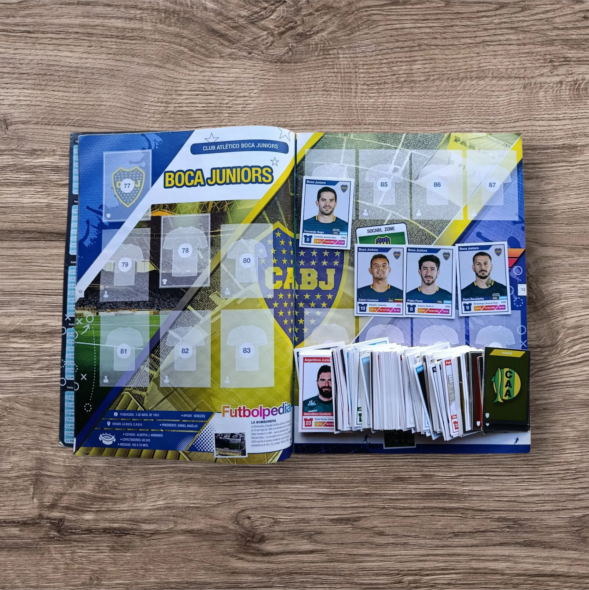 Álbum + 322 figuritas sin repetir Fútbol Argentino 2017/2018