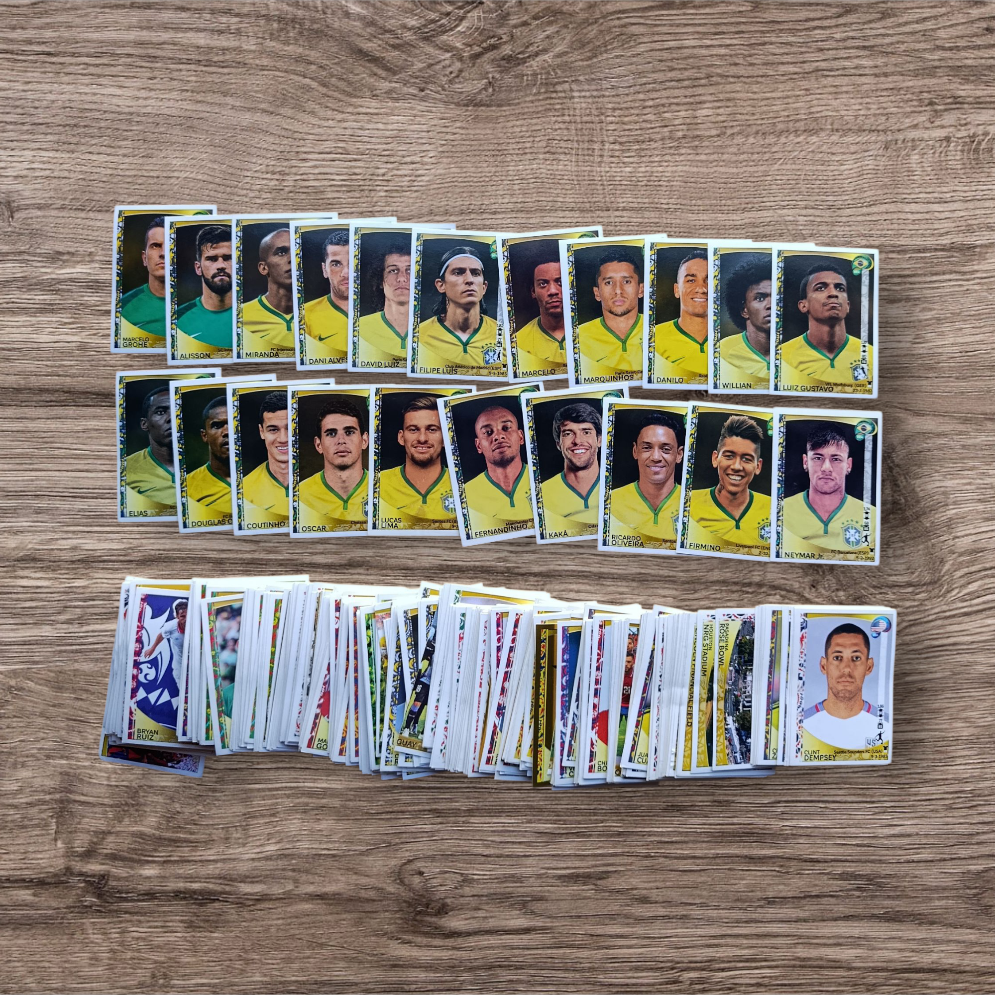 Lote 406 figuritas sin repetir Copa América 2016