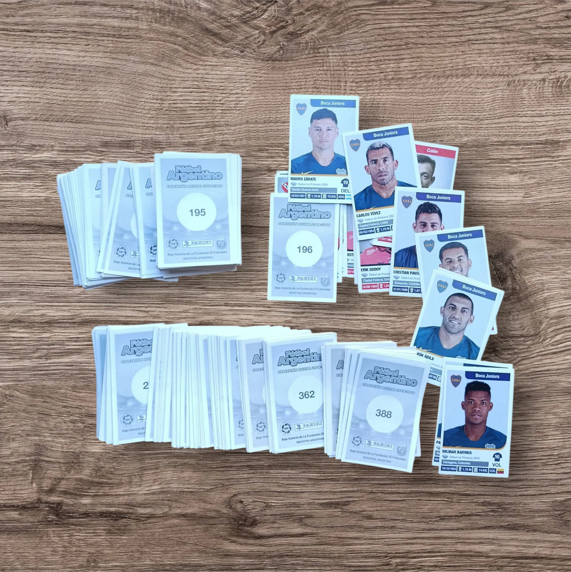 Lote 333 figuritas sin repetir Fútbol Argentino 2018-2019