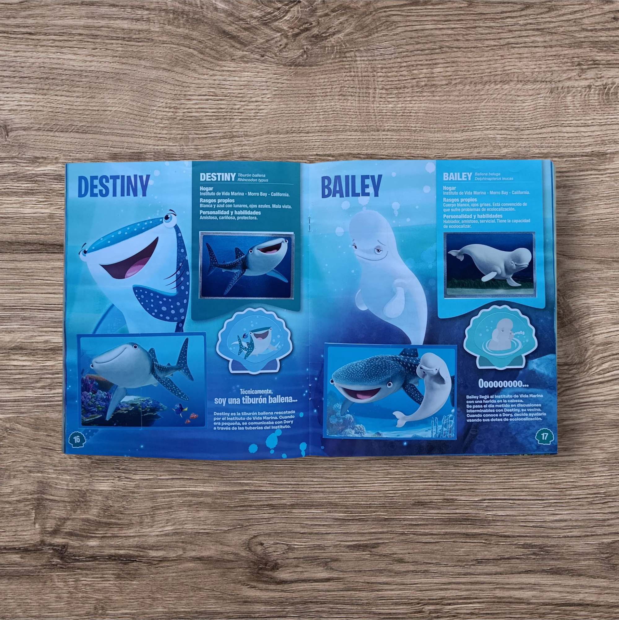 Álbum completo Buscando a Dory