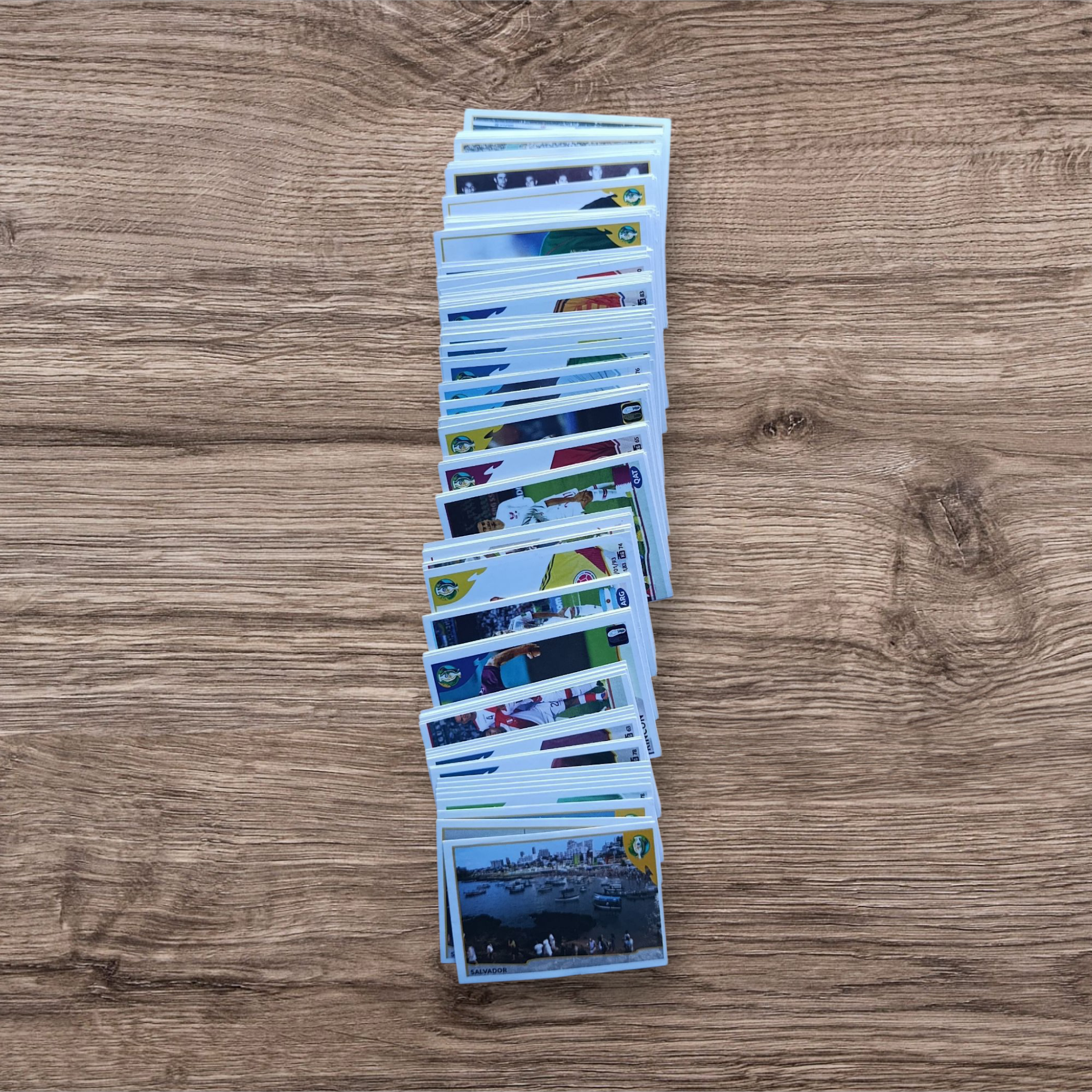 Lote 164 figuritas sin repetir Copa América Brasil 2019