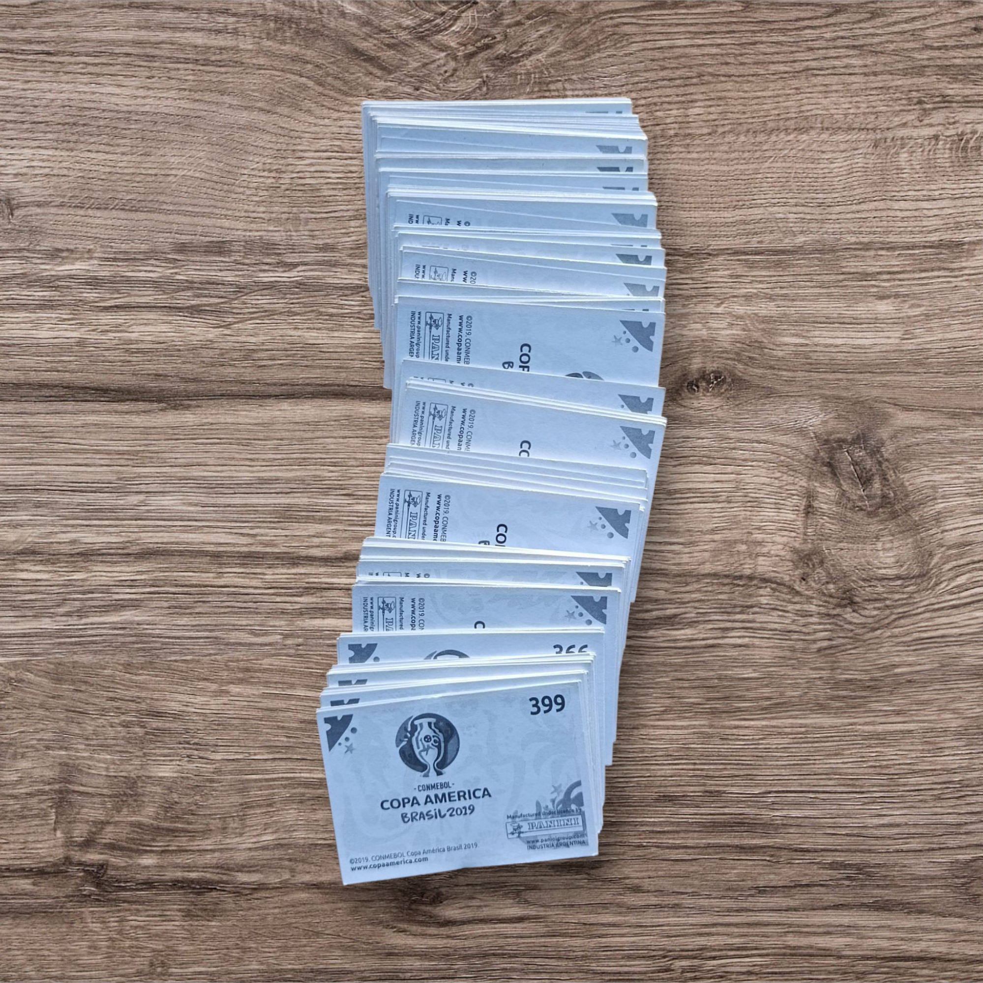 Lote 164 figuritas sin repetir Copa América Brasil 2019