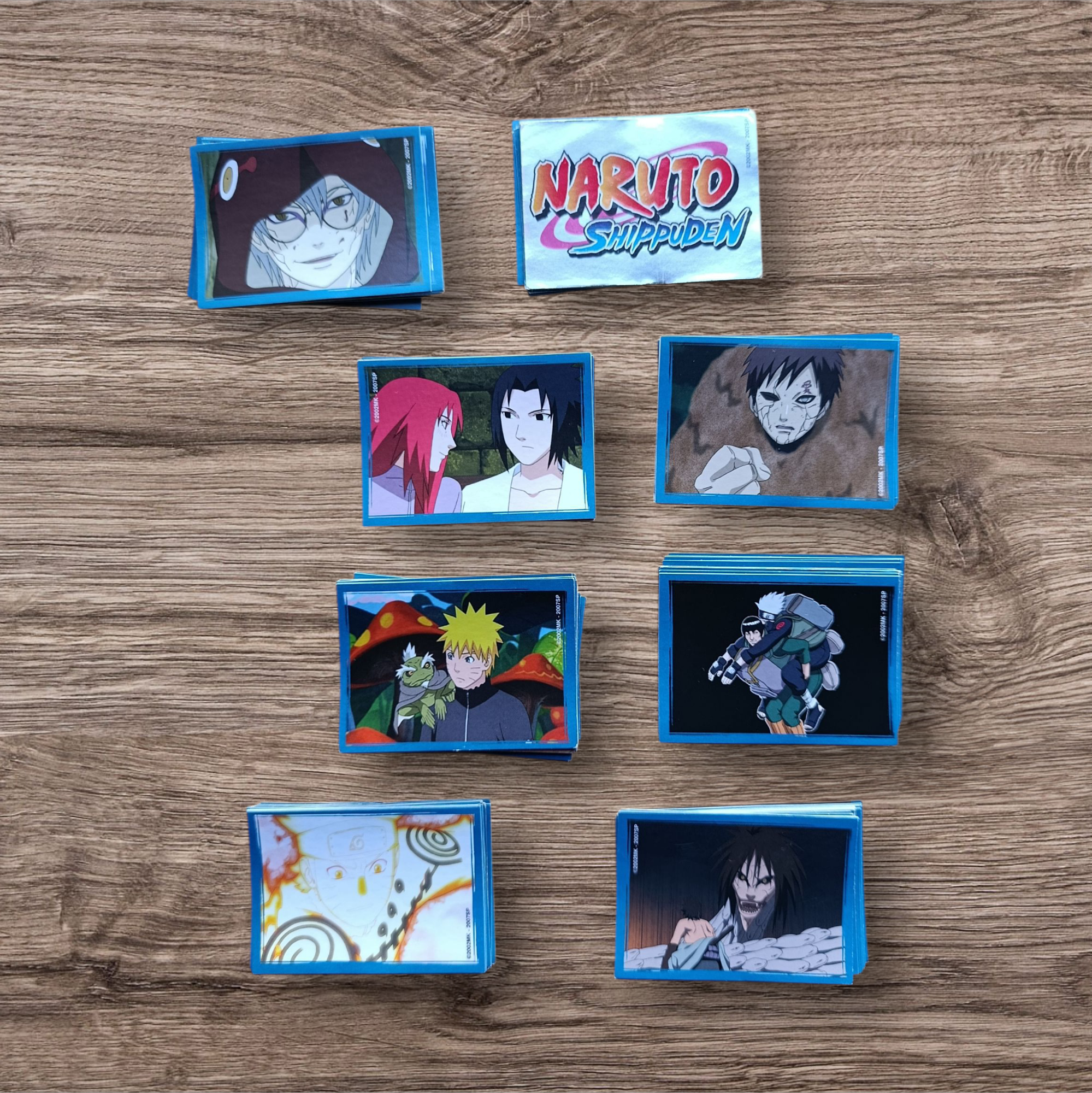 Lote 134 figuritas sin repetir Naruto Shippuden