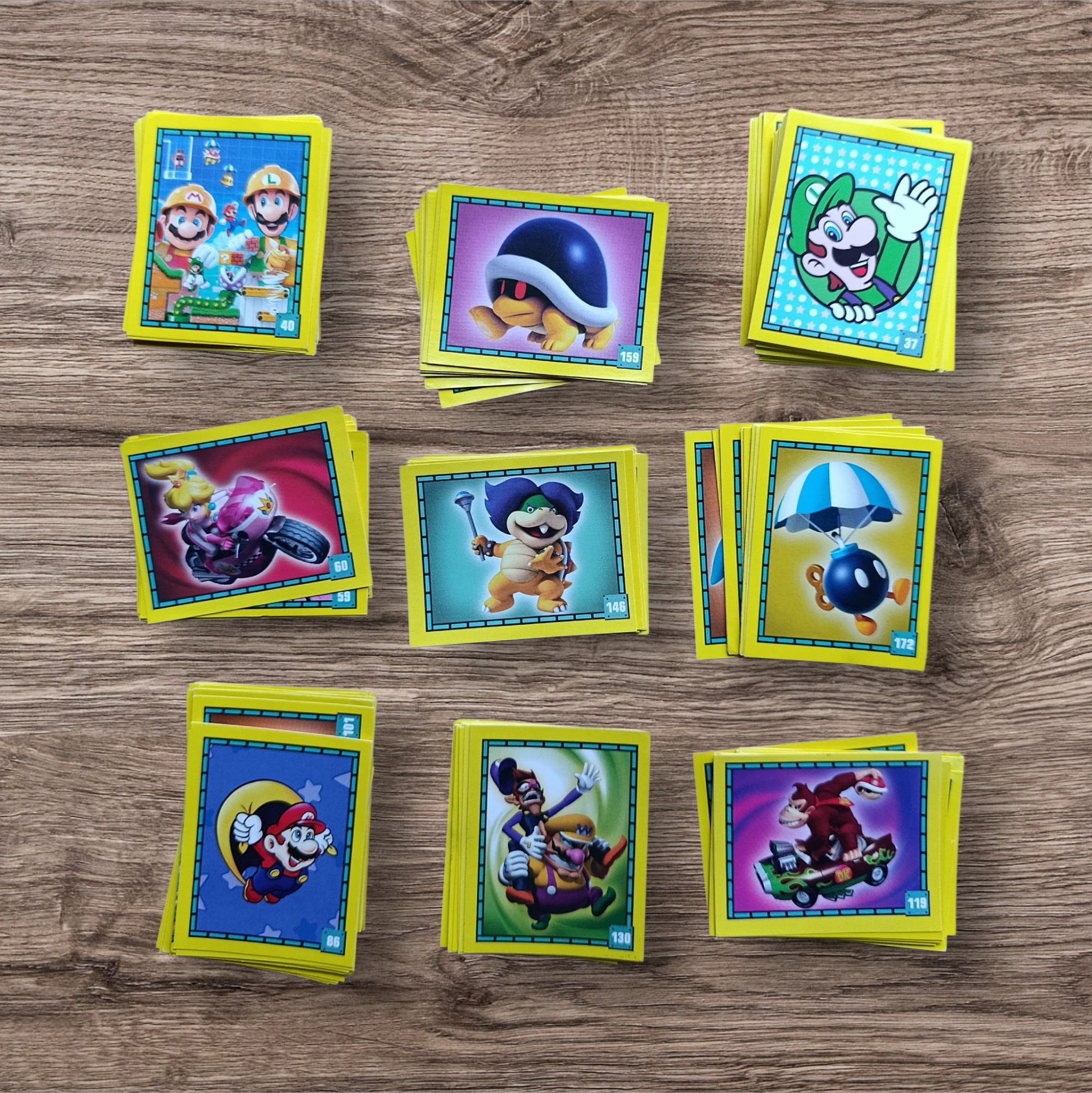 Lote 161 figuritas sin repetir Mario Bros