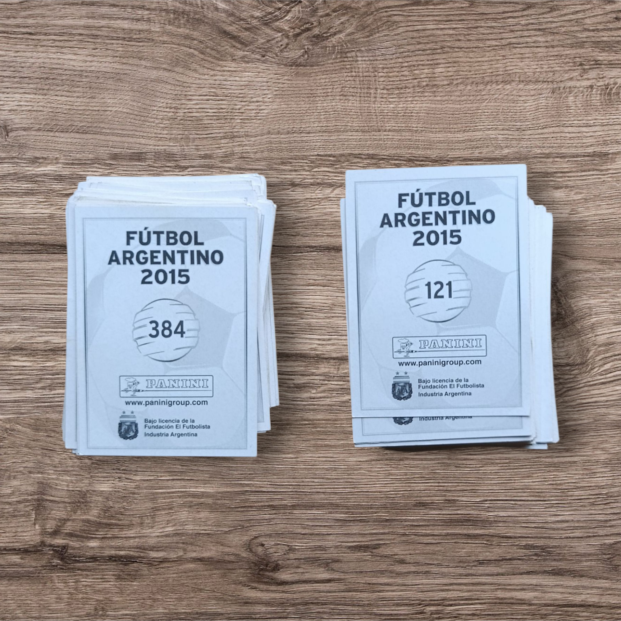 Lote 150 figuritas sin repetir Fútbol Argentino 2015