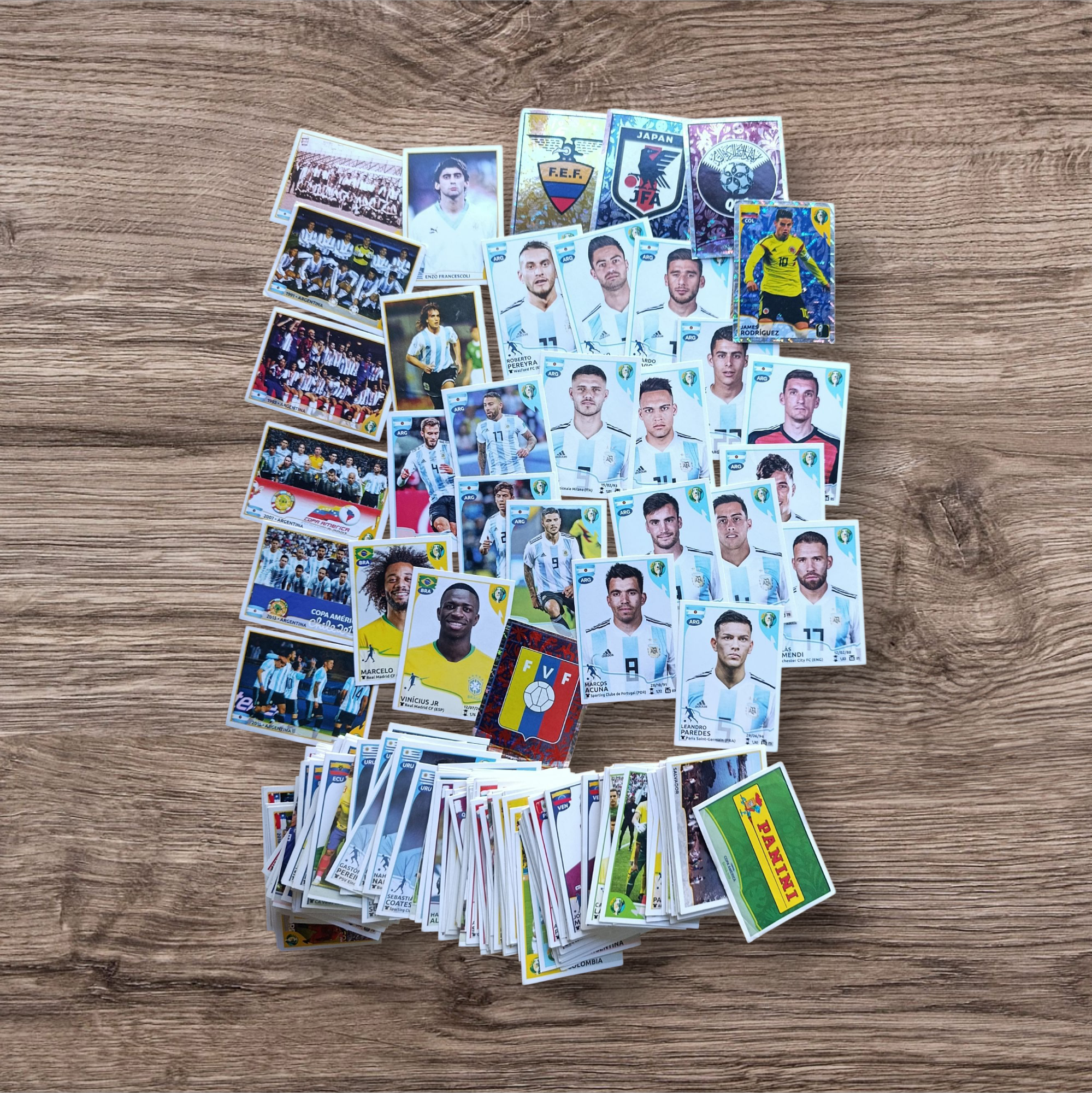 Lote 320 figuritas sin repetir Copa América Brasil 2019