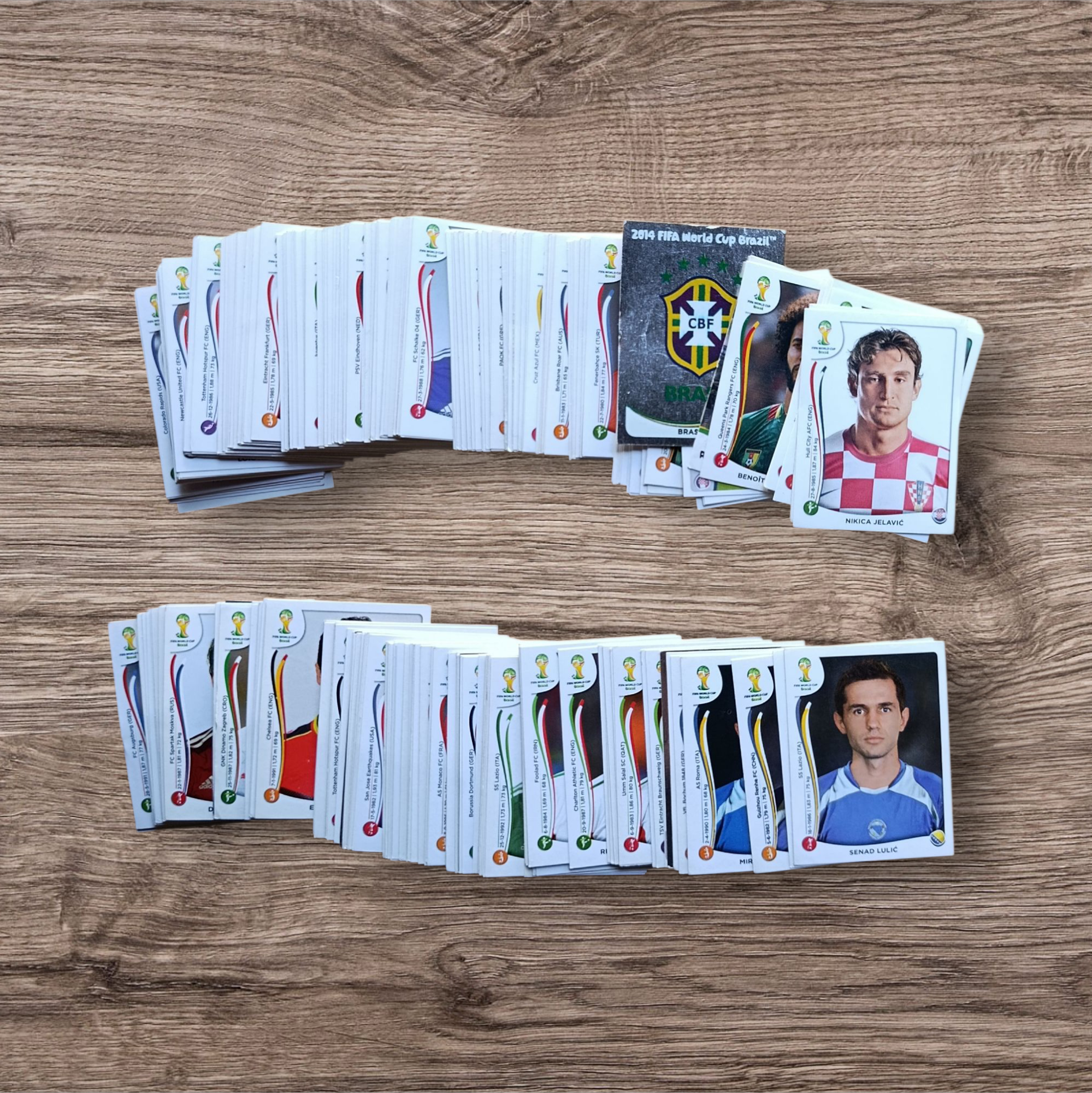 Lote 310 figuritas sin repetir Mundial Brasil 2014