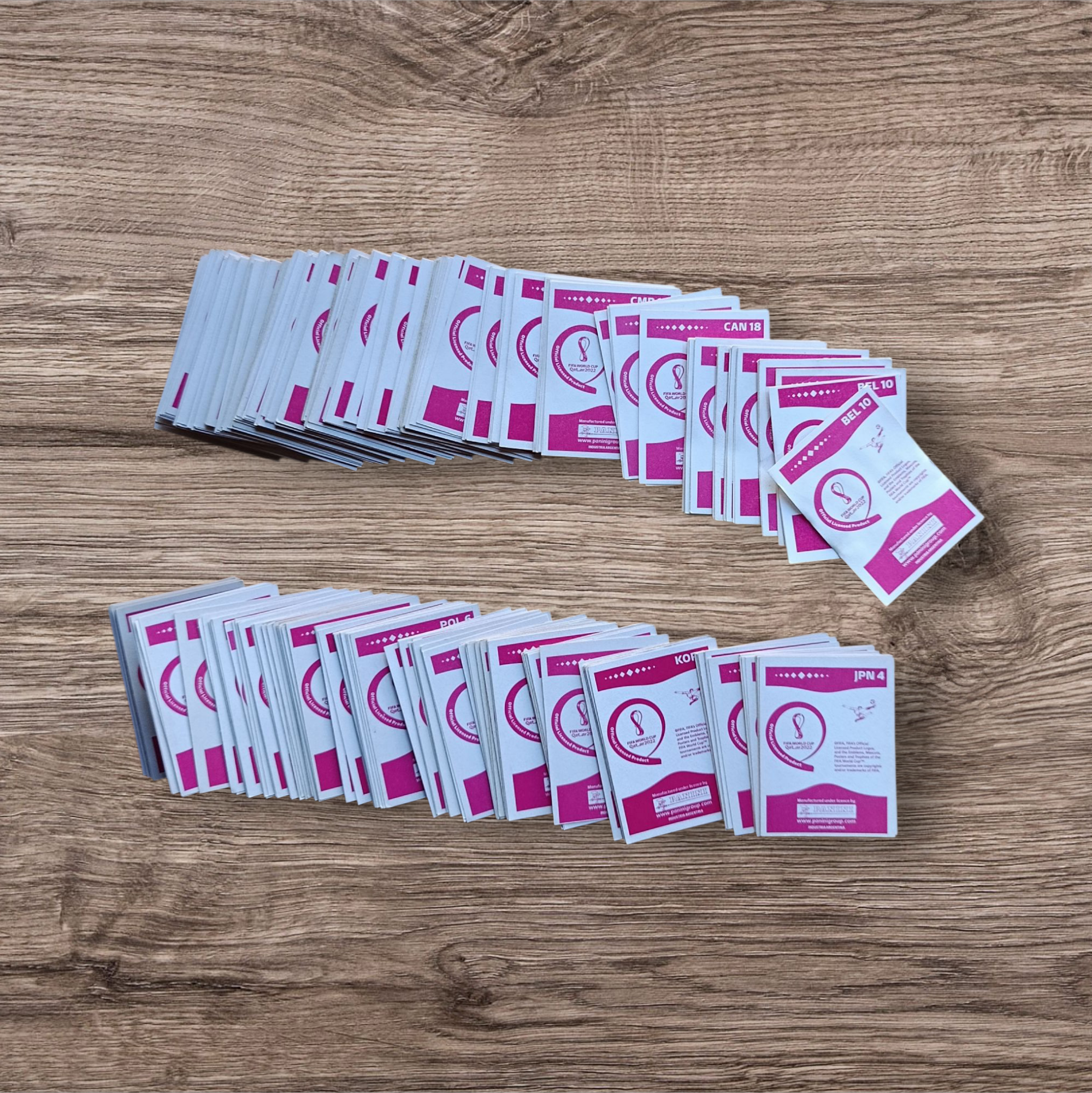 Lote 310 figuritas Mundial Qatar 2022