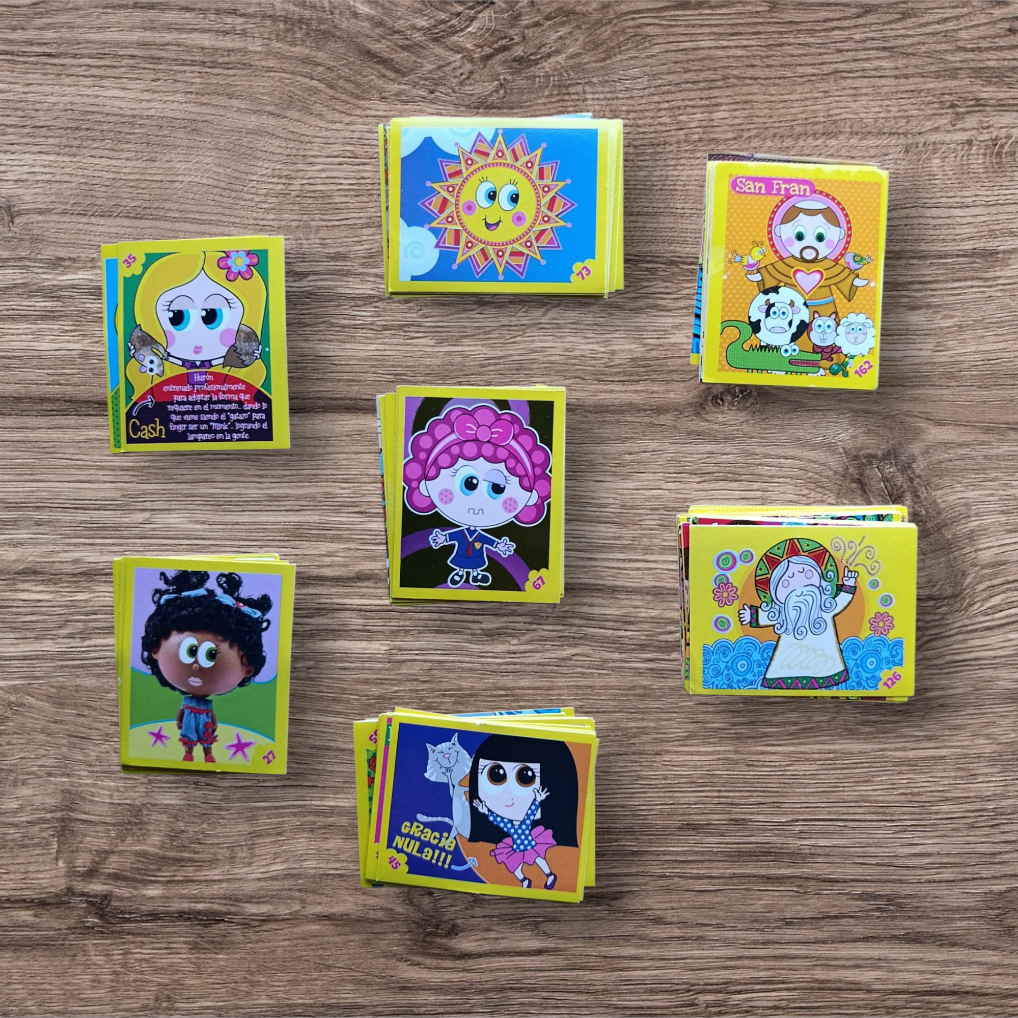 Lote 107 figuritas sin repetir Distroller