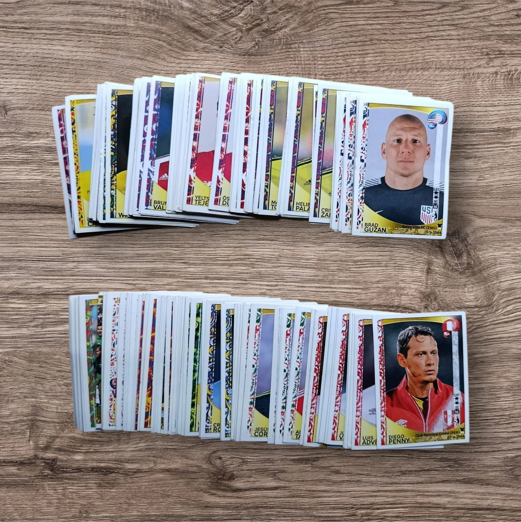 Lote 233 figuritas sin repetir Copa América Centenario