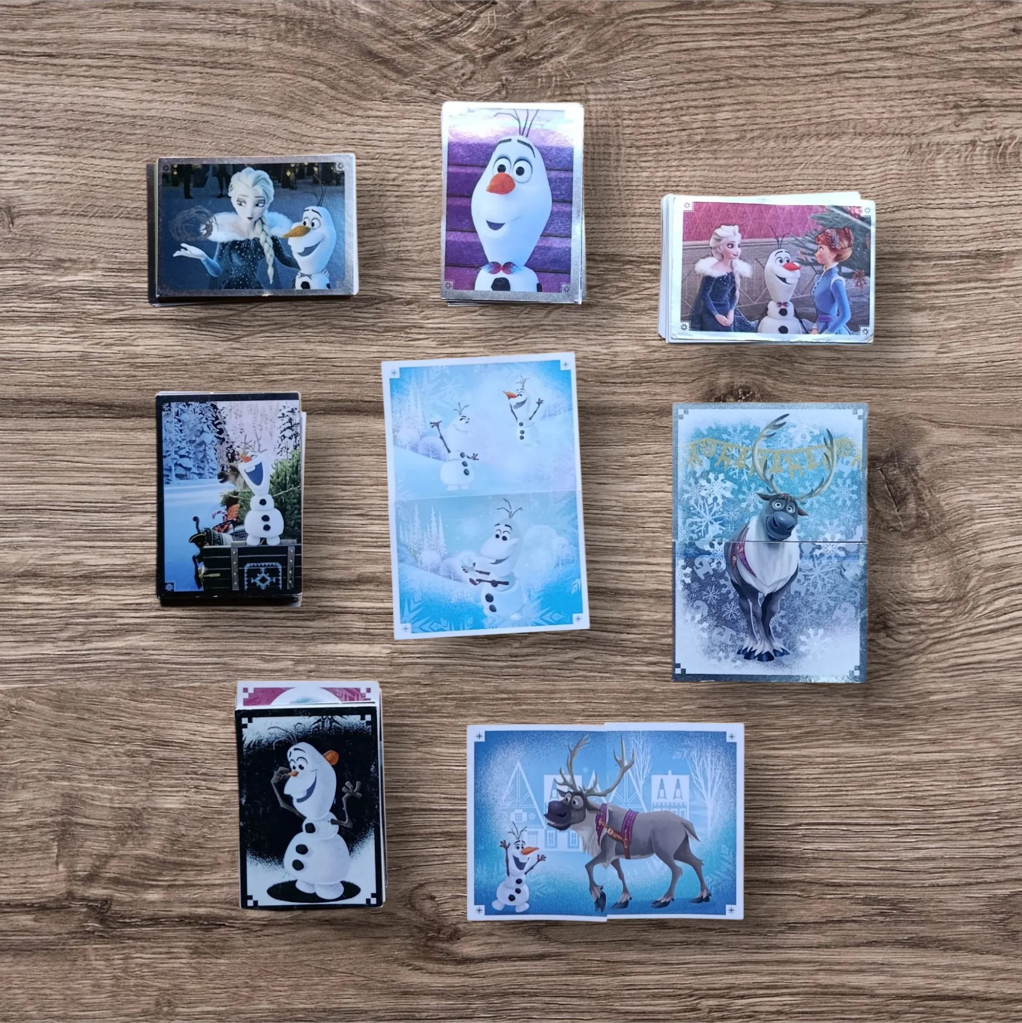 Lote 145 figuritas sin repetir Olaf de Frozen