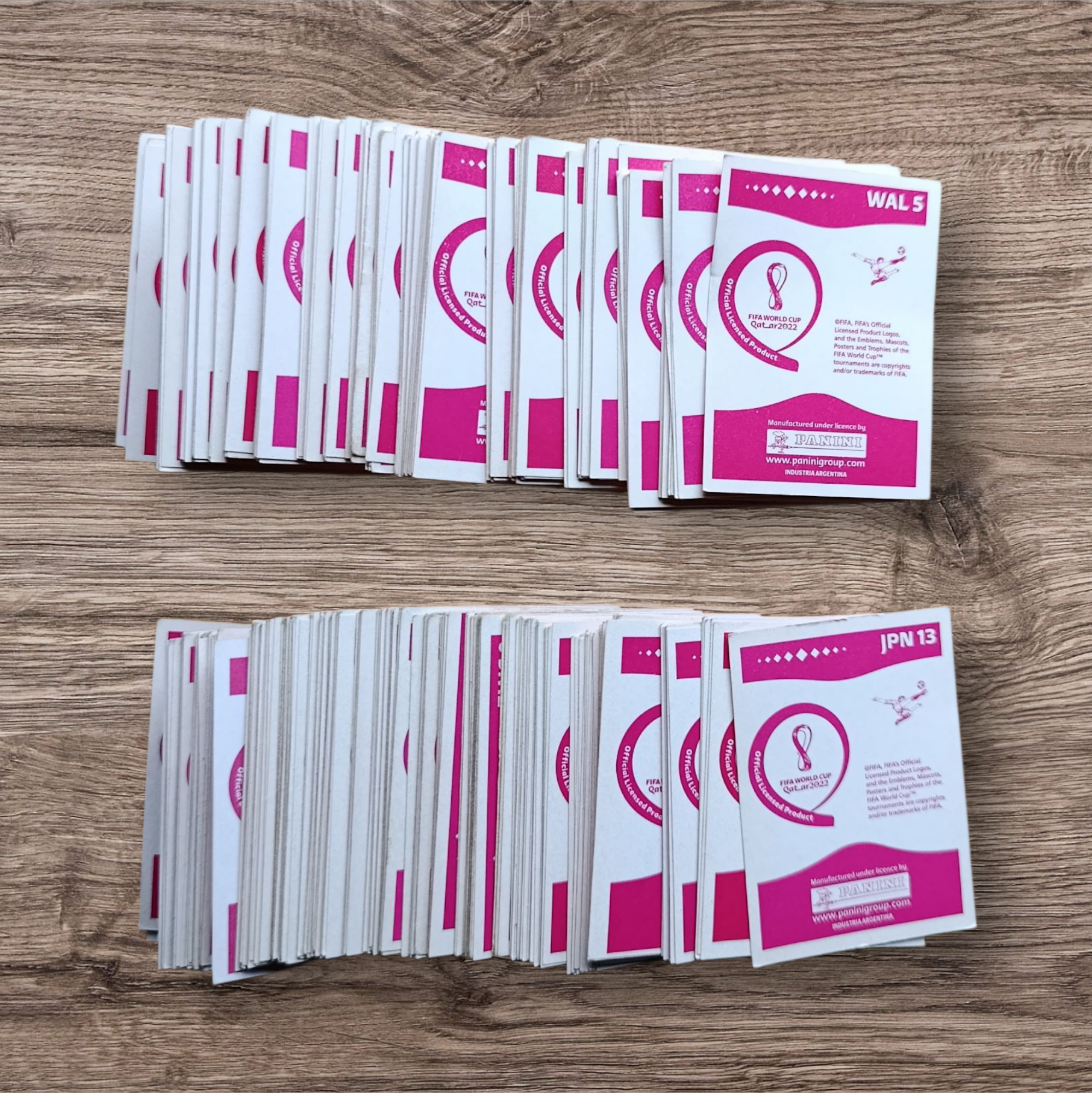 Lote 406 figuritas Mundial Qatar 2022