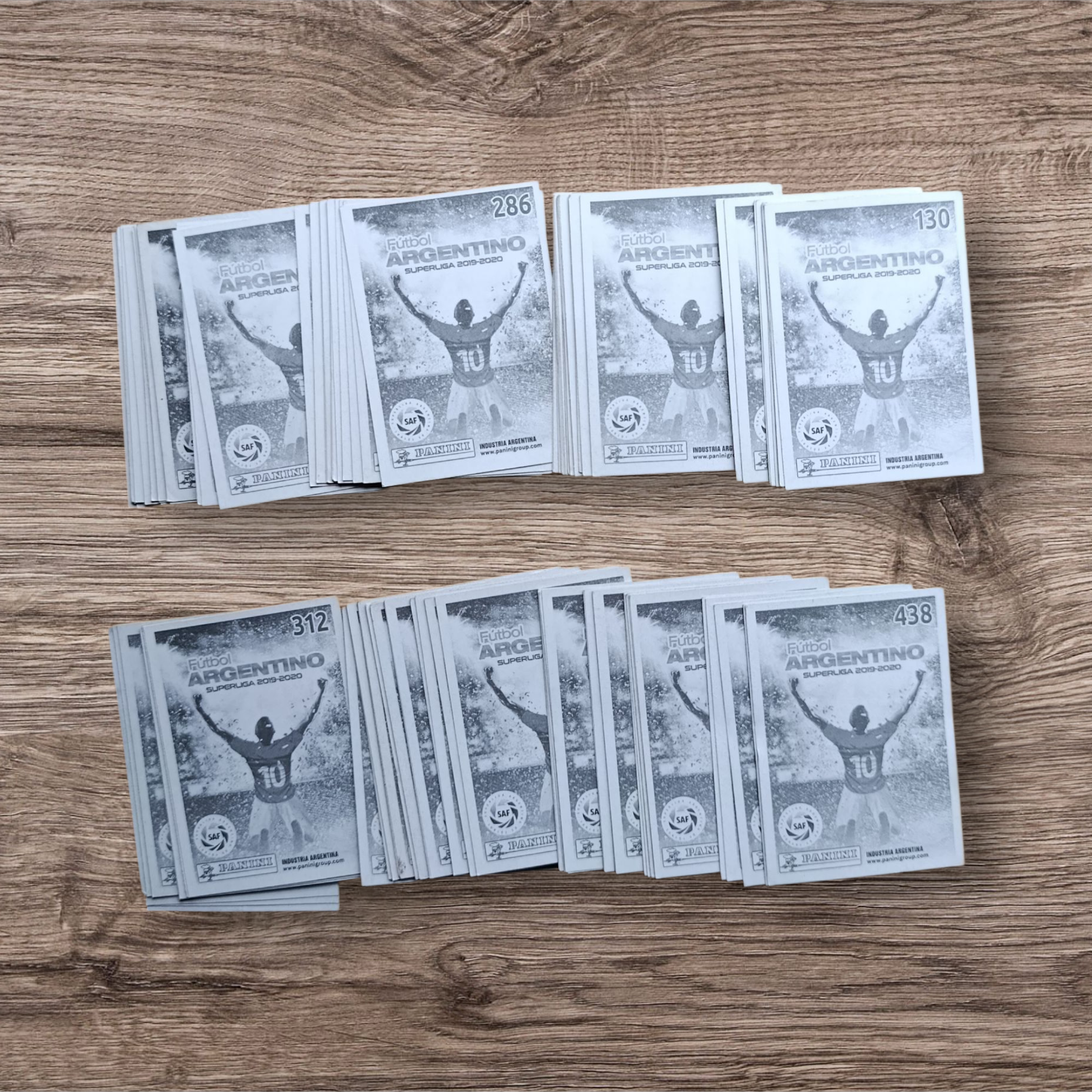 Lote 96 figuritas sin repetir Fútbol Argentino 2019-2020