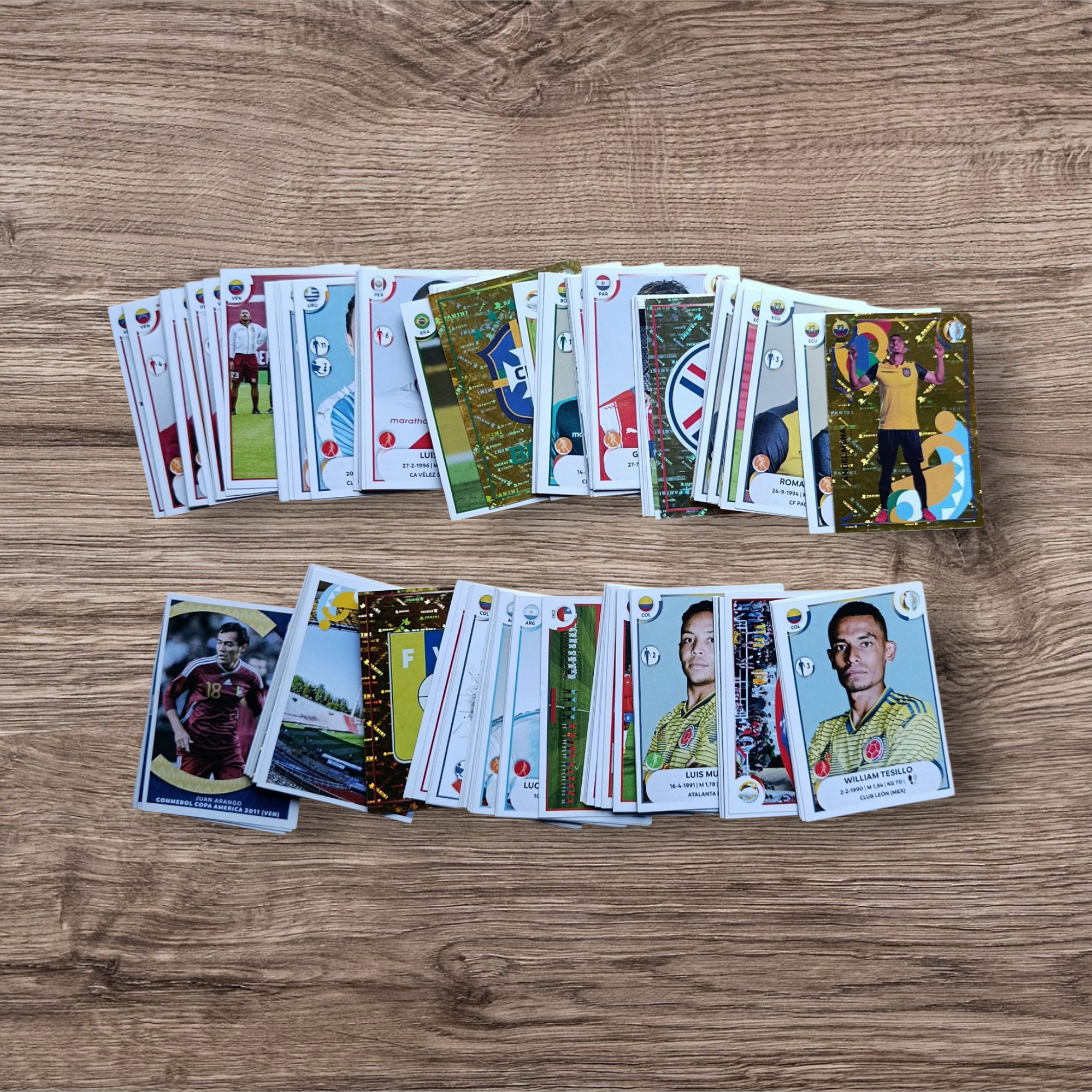 Lote 176 figuritas sin repetir Copa América 2021