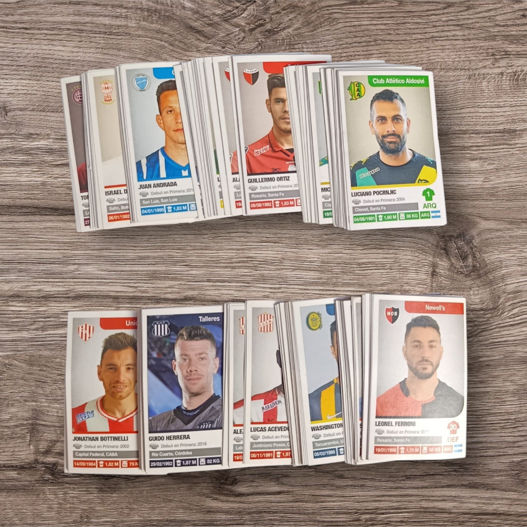 Lote 197 figuritas sin repetir Fútbol Argentino 2018/2019