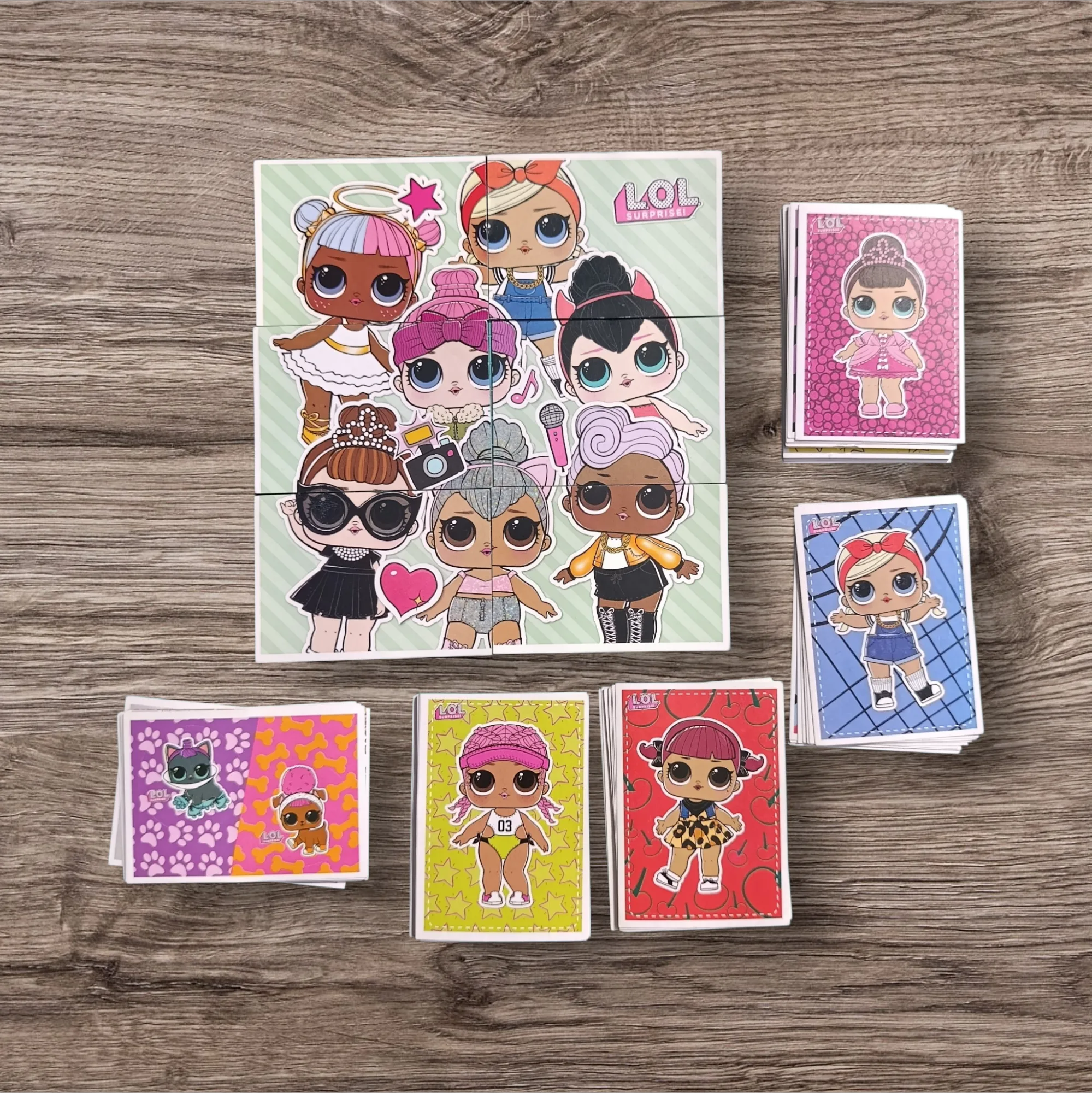 Lote 86 figuritas sin repetir Lol Surprise
