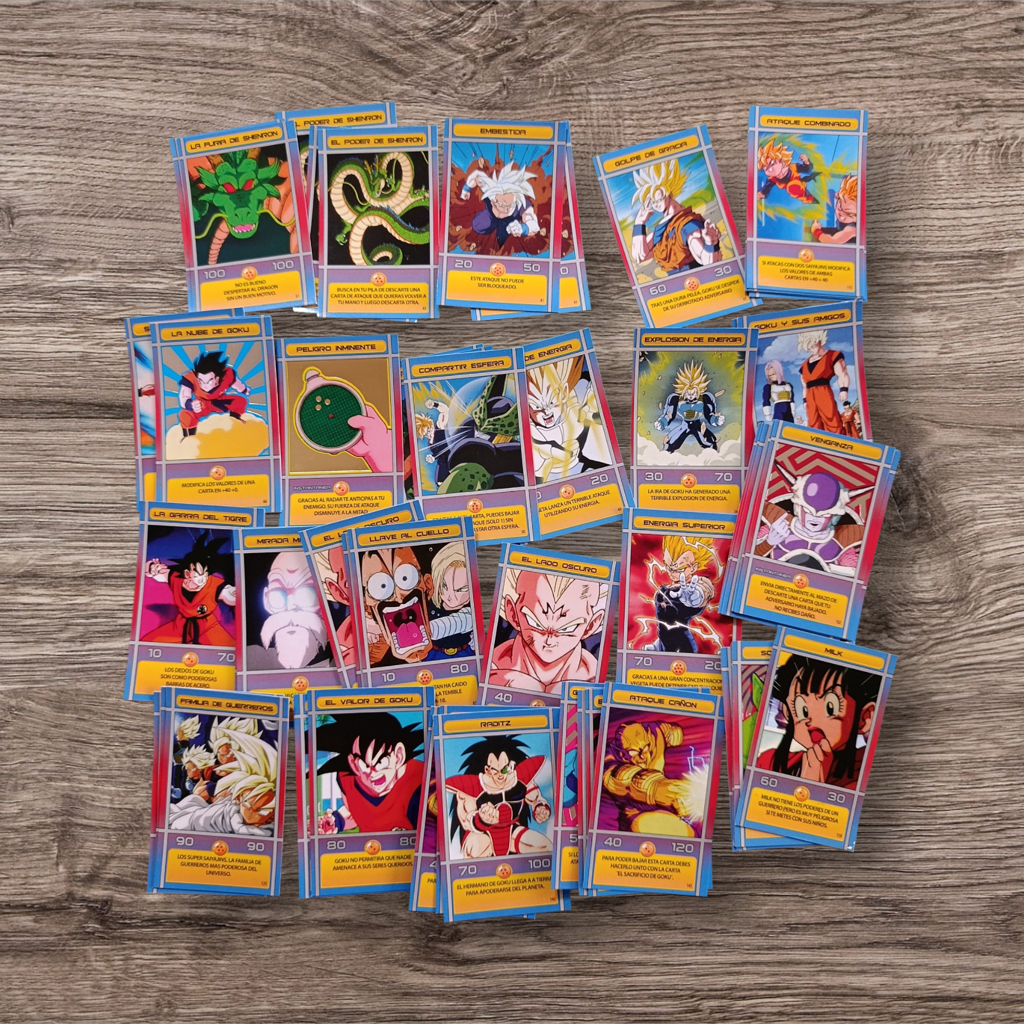 Lote 69 cartas Dragon Ball Leyendas