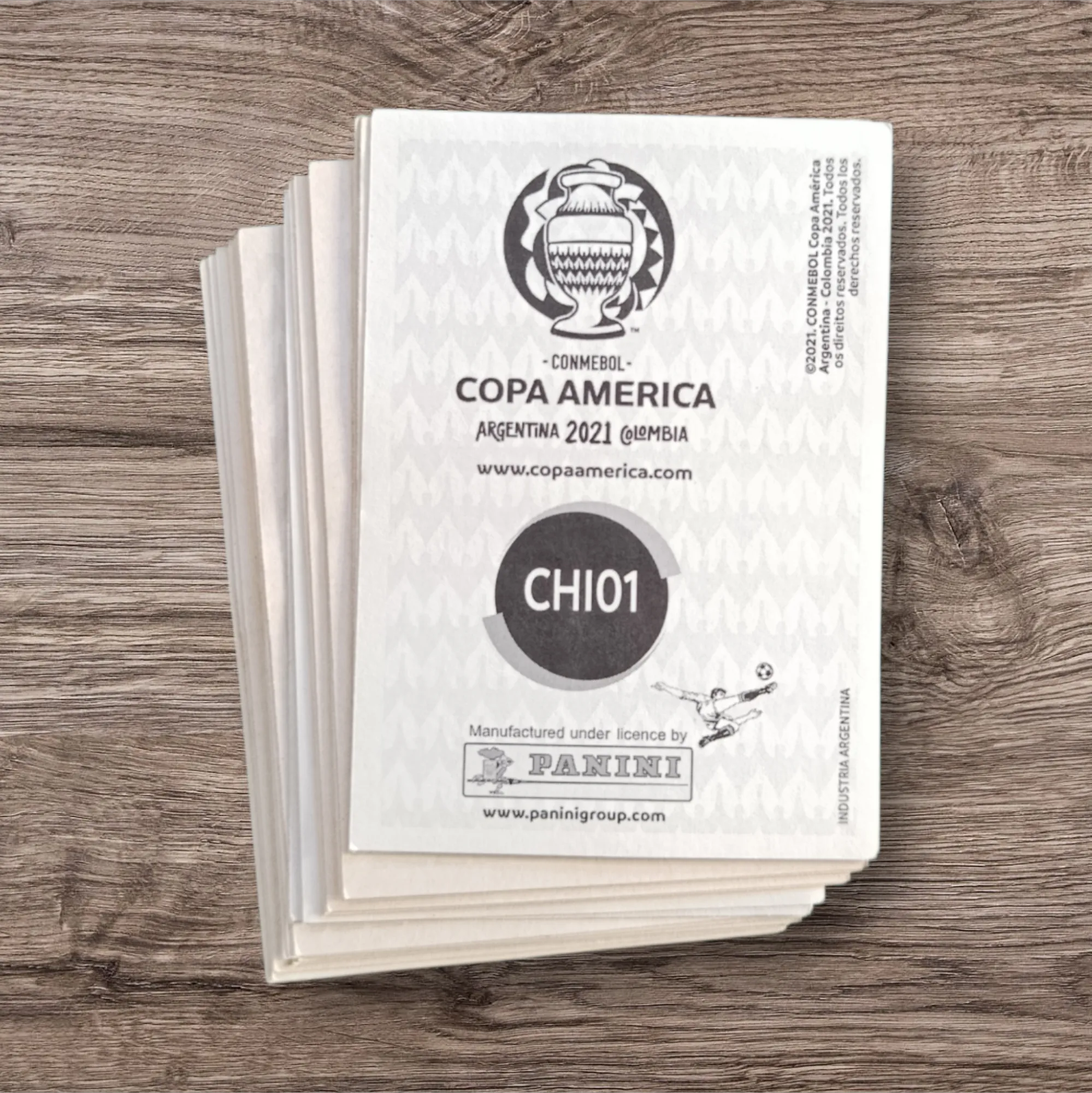 Lote 17 figuritas sin repetir Copa América 2021
