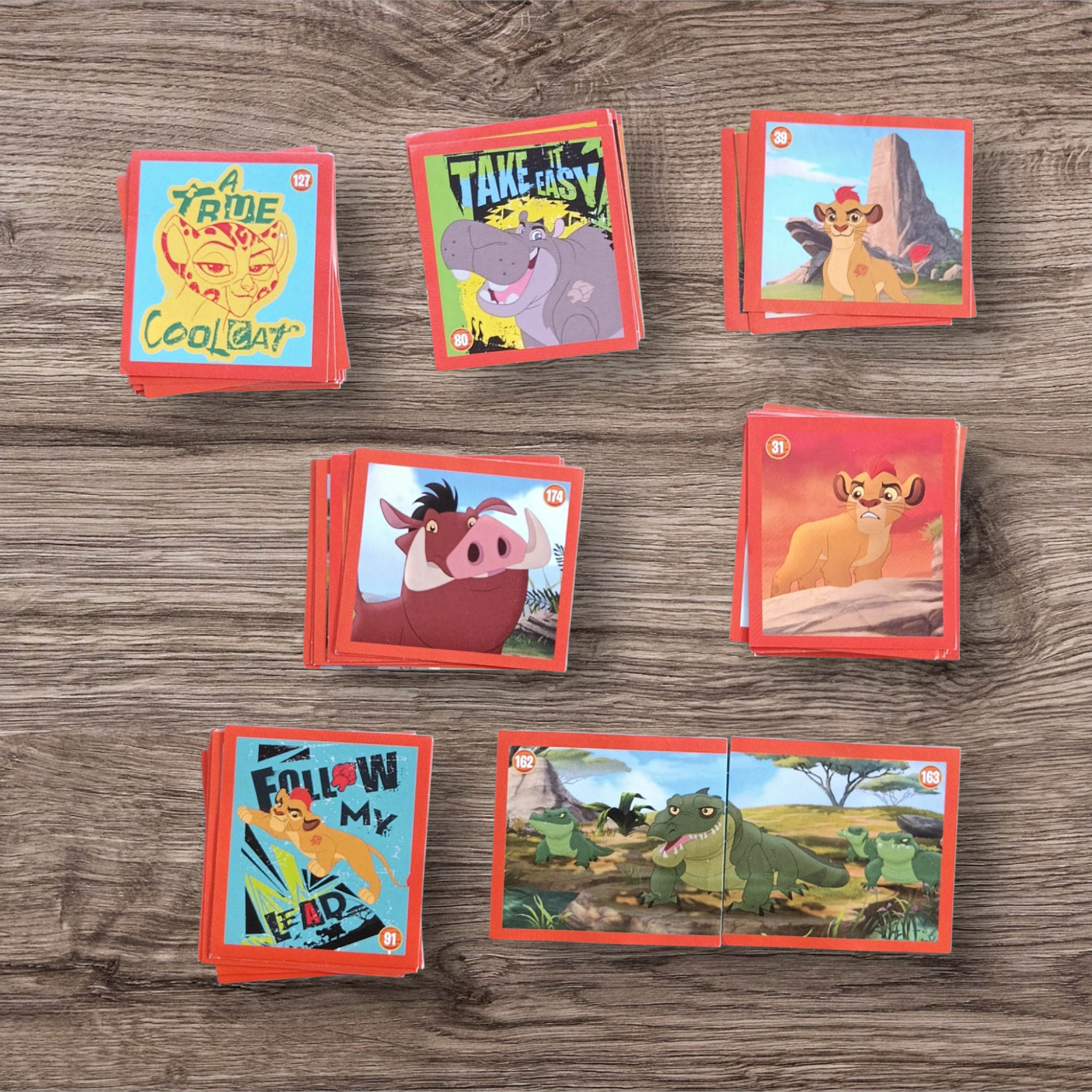 Lote 65 figuritas La Guardía del León