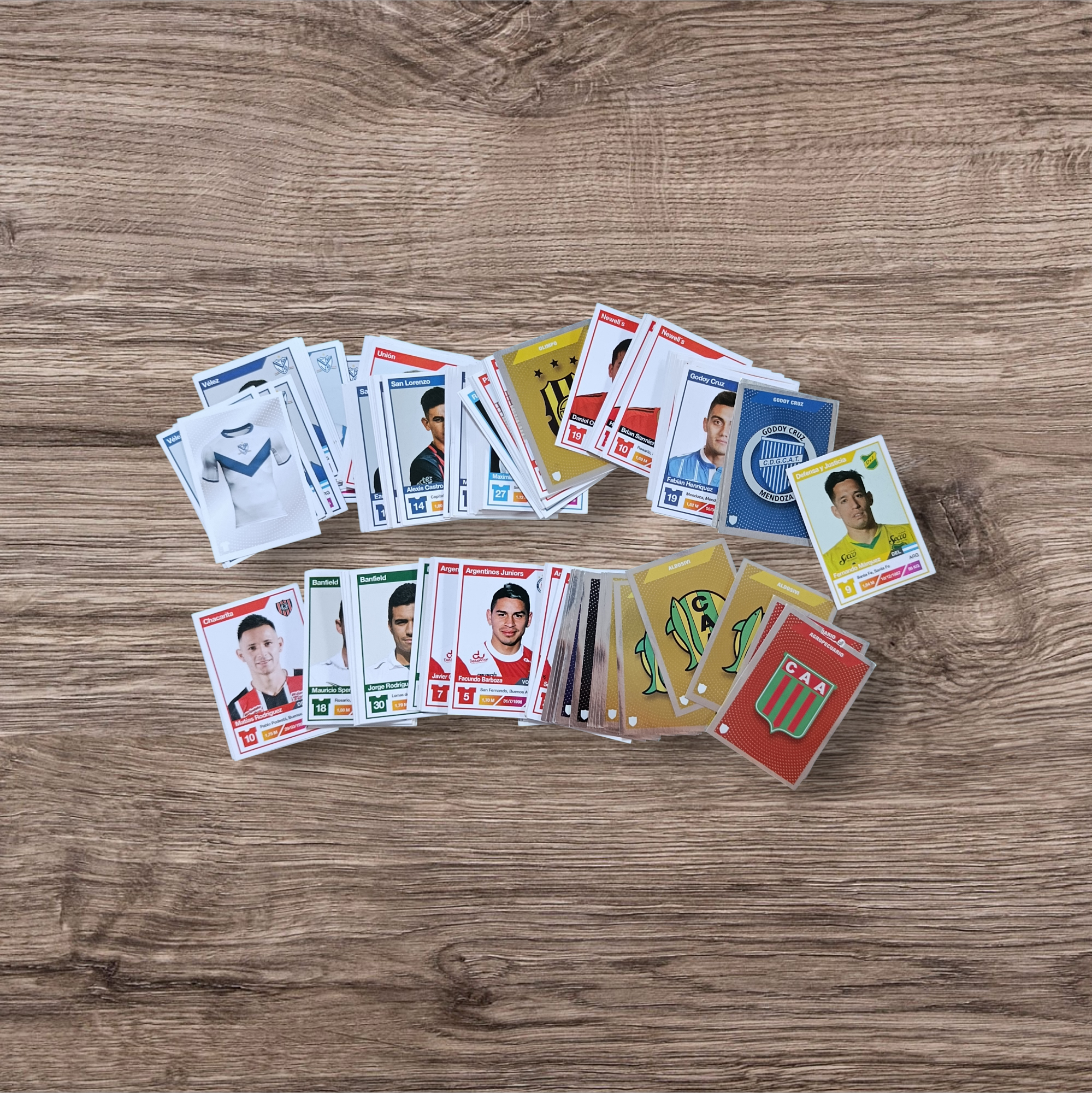 Lote 189 figuritas Fútbol Argentino 2017/2018