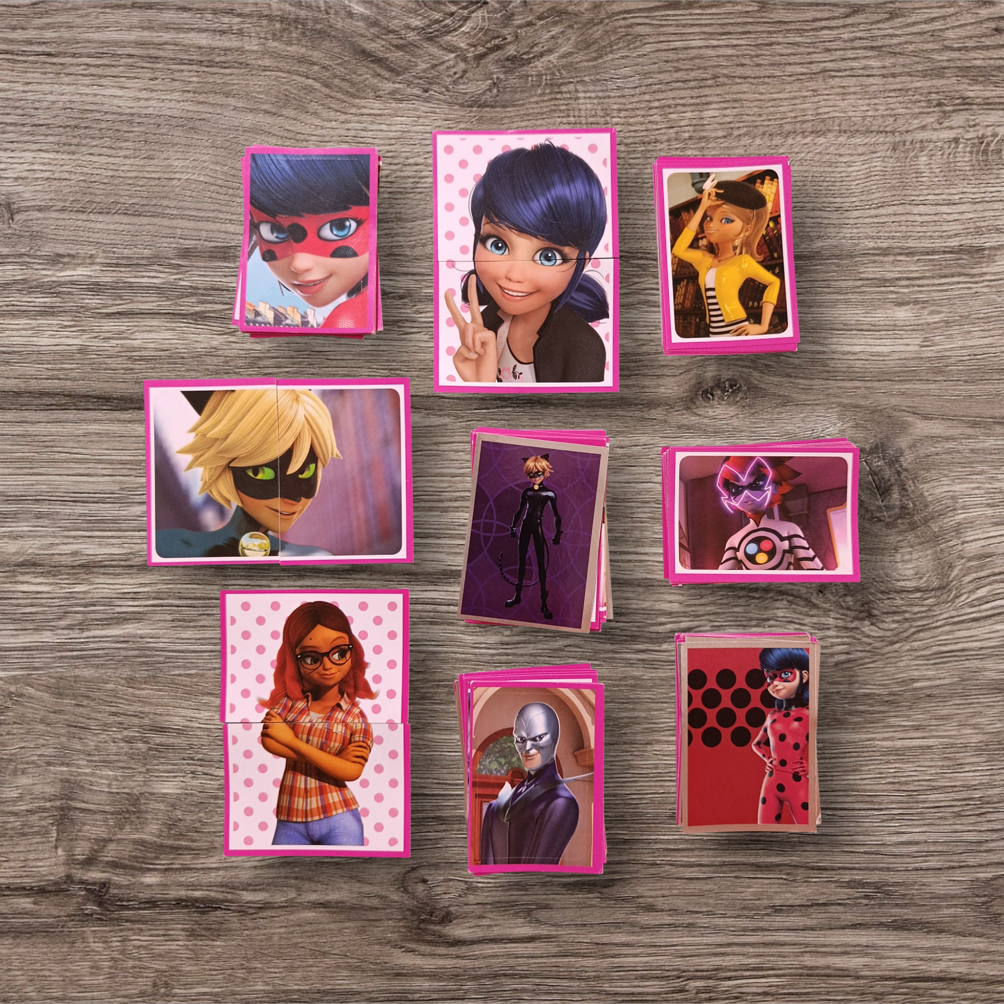 Lote 101 figuritas sin repetir Miraculous