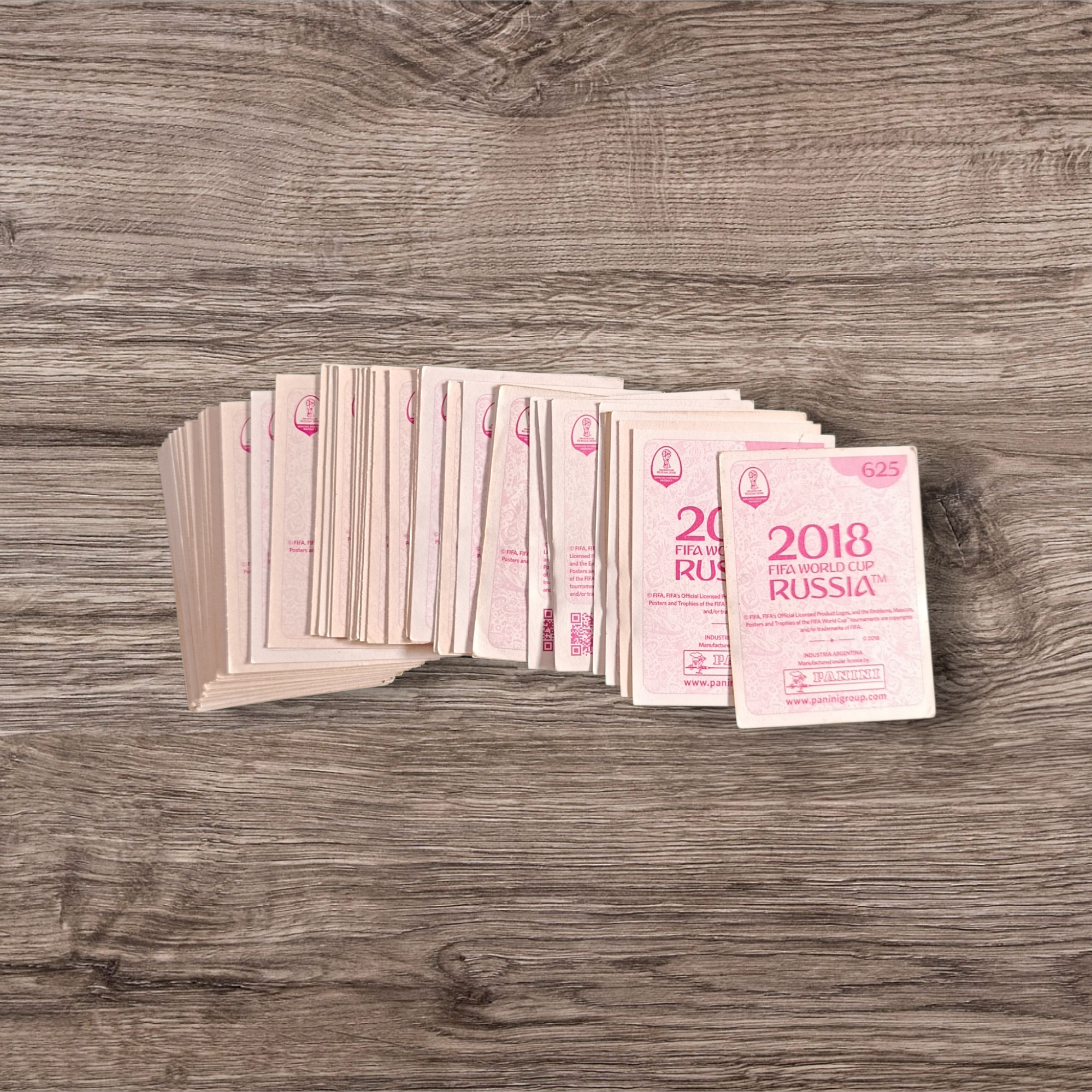 Lote 57 figuritas sin repetir Mundial Rusia 2018