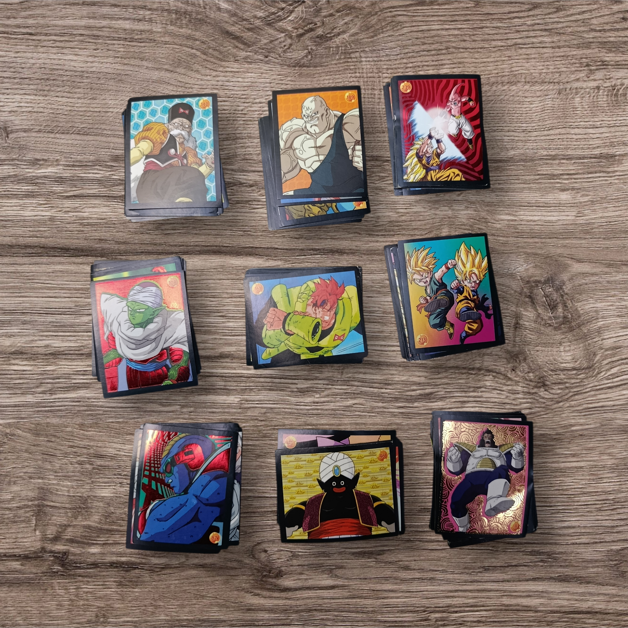 Lote 127 figuritas sin repetir Dragon Ball