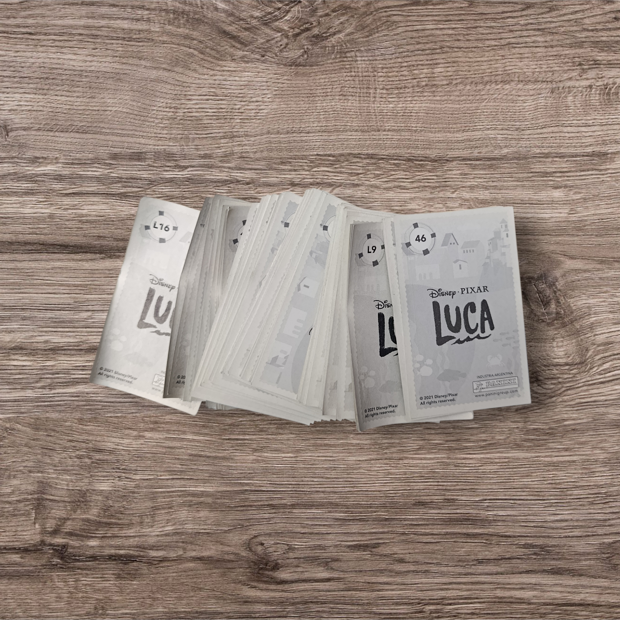 Lote 61 figuritas sin repetir Luca