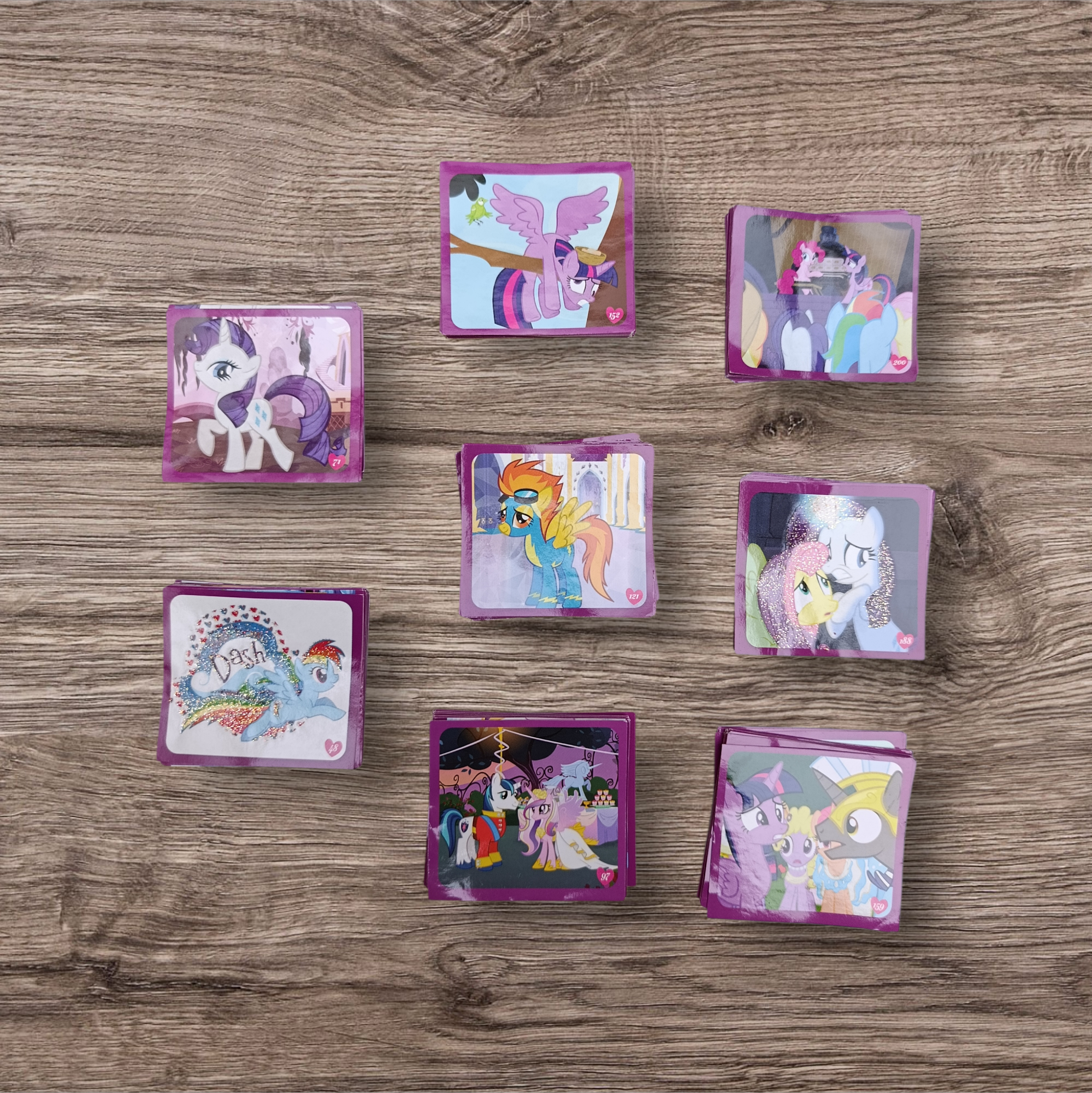 Lote 178 figuritas sin repetir My Little Pony