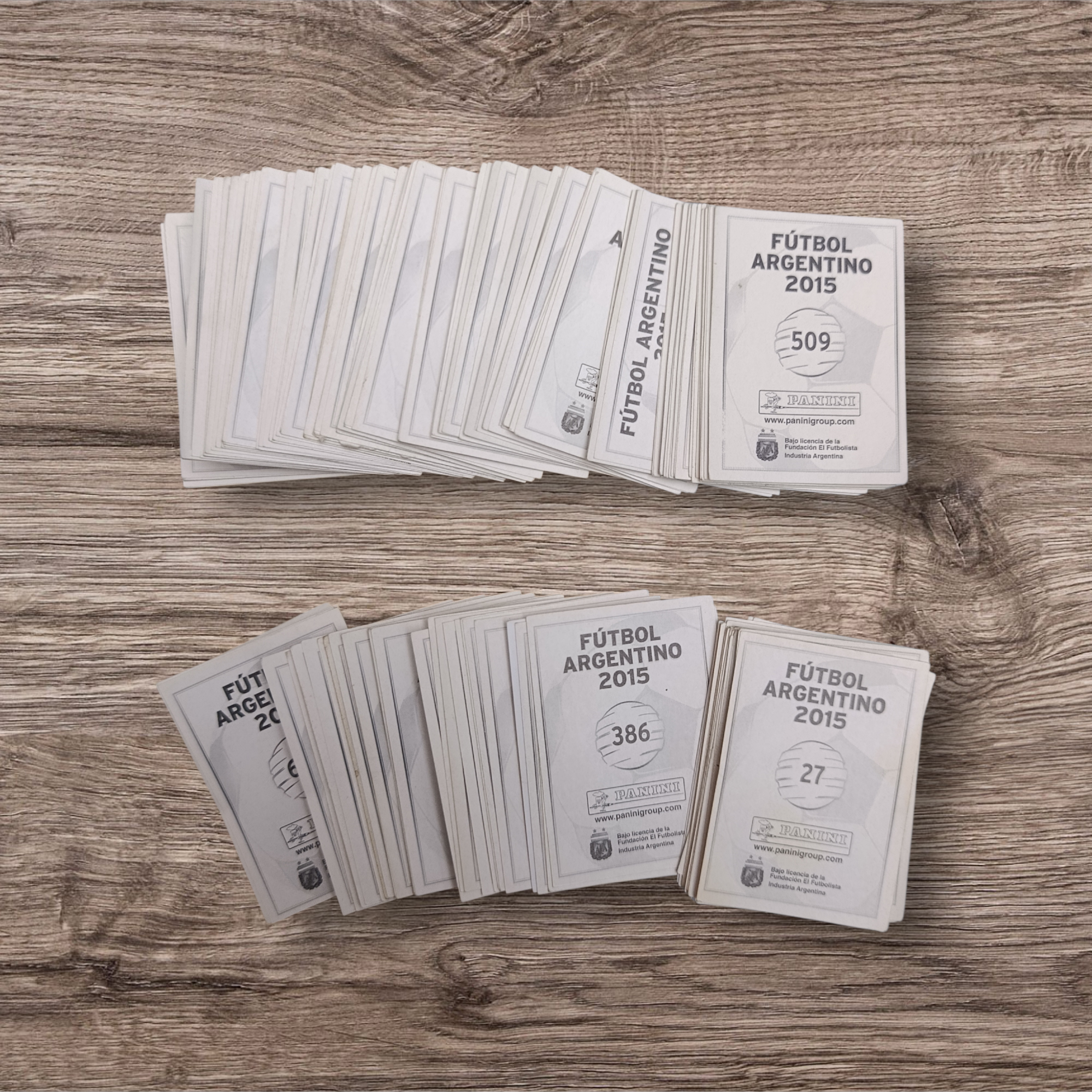 Lote 146 figuritas sin repetir Fútbol Argentino 2015