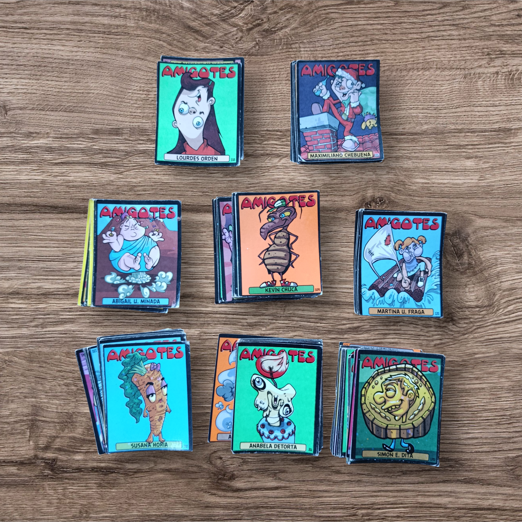 Lote 120 figuritas retro sin repetir Amigotes