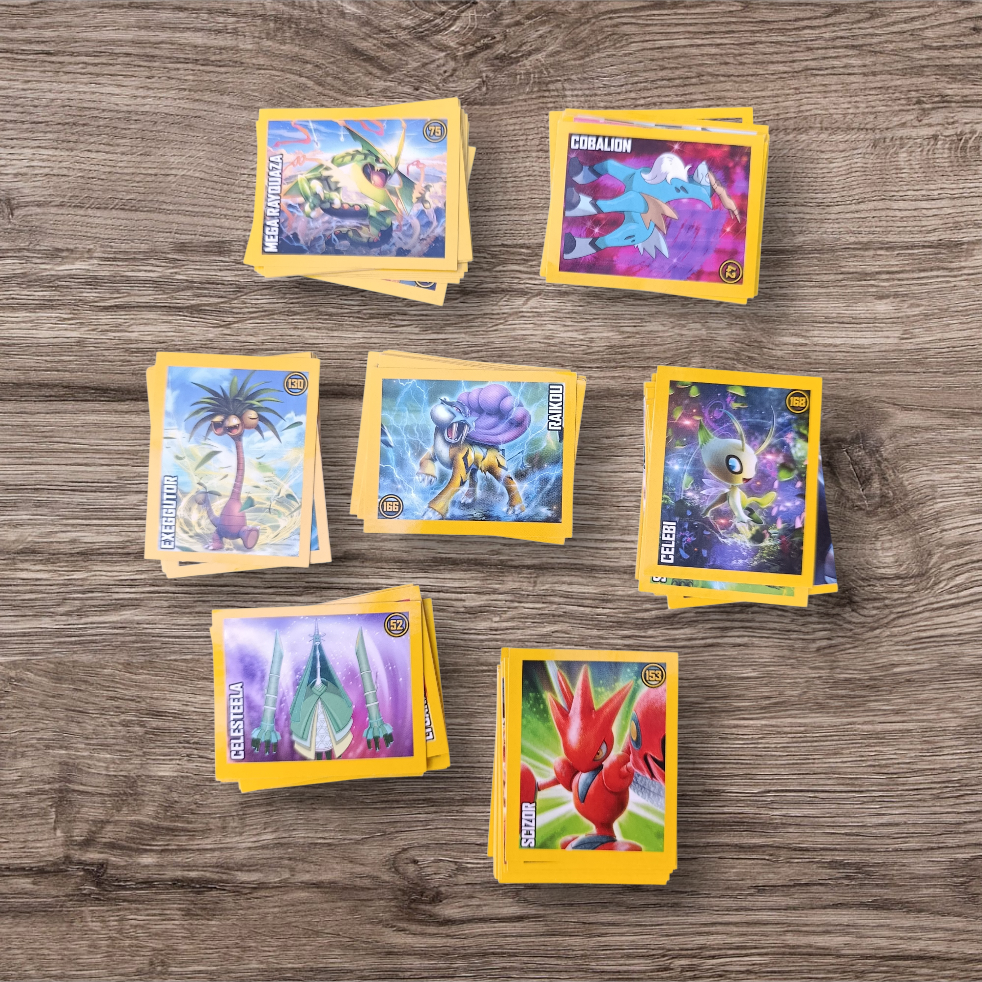 Lote 89 figuritas sin repetir Pokemon