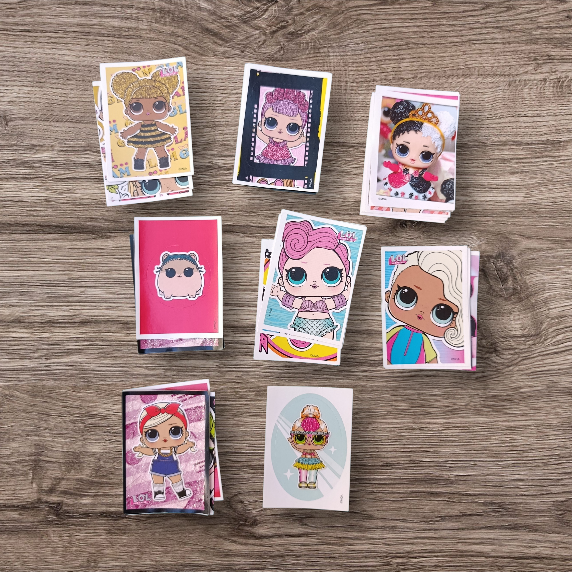 Lote 40 figuritas sin repetir Lol Fashion Fun