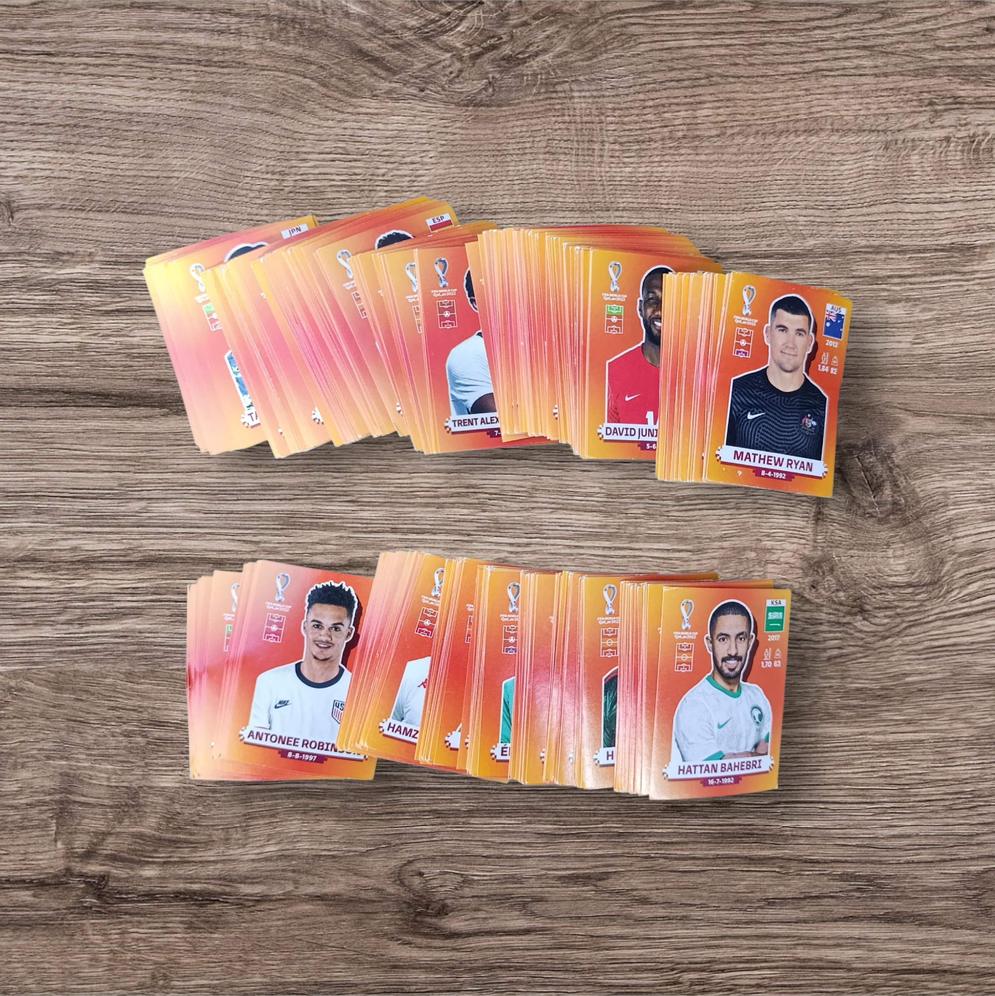 Lote 373 figuritas sin repetir Mundial Qatar 2022