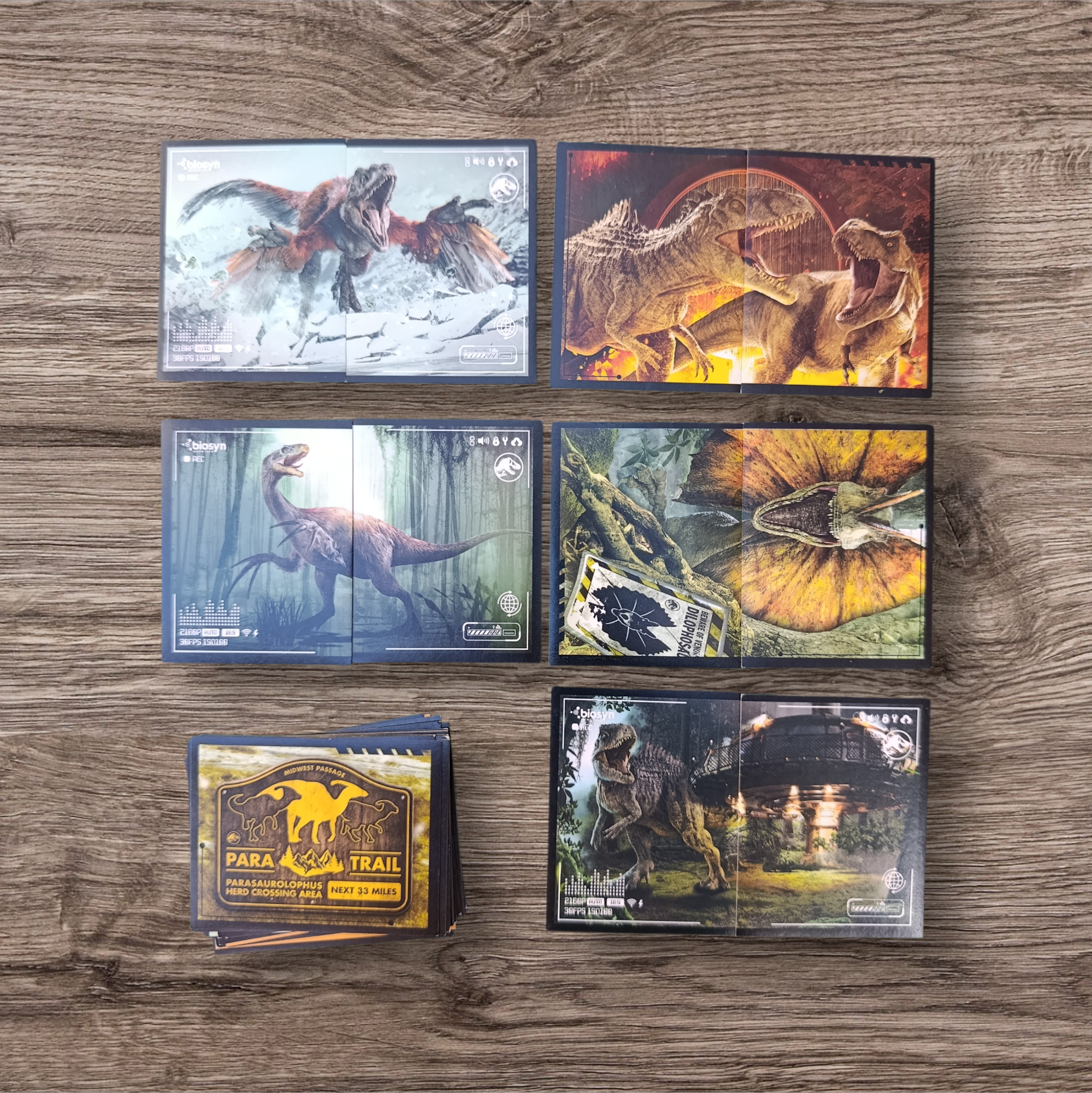 Lote 40 figuritas sin repetir Jurassic World Dominion