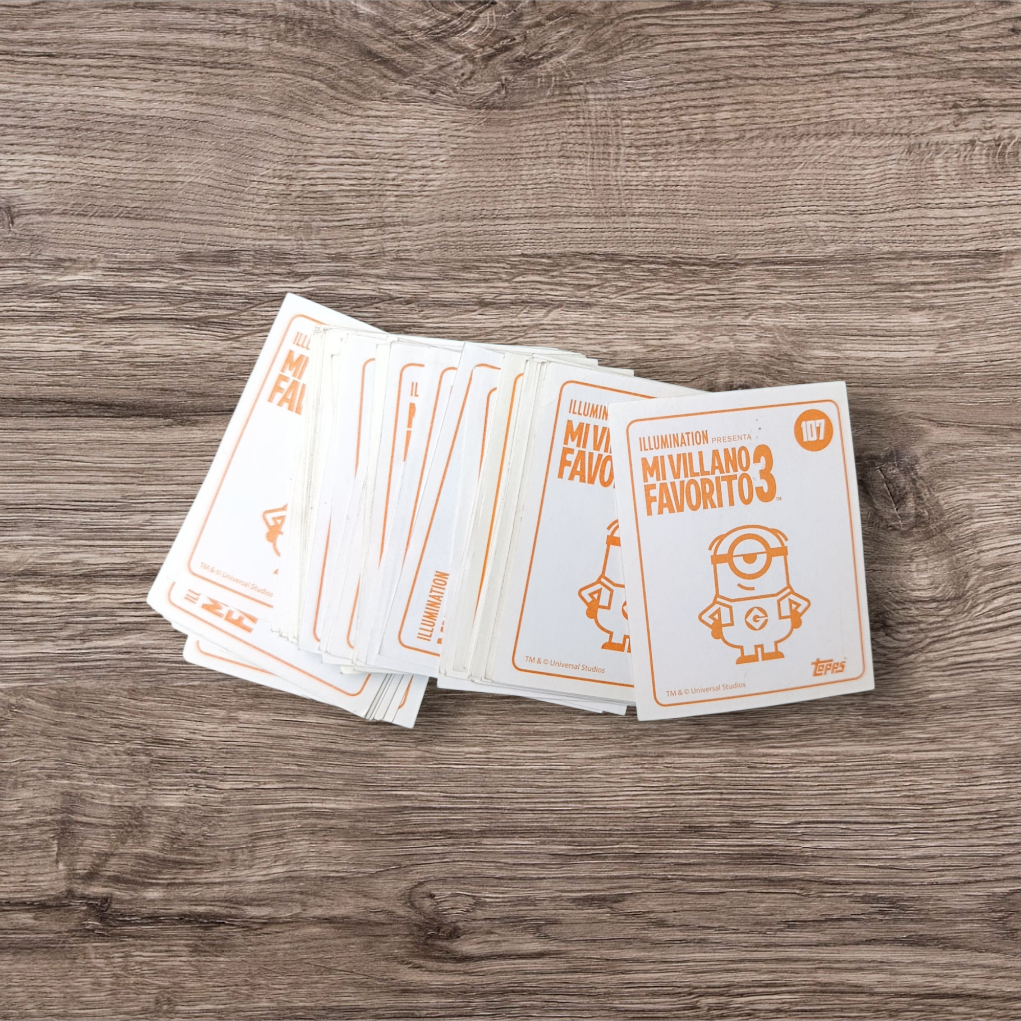 Lote 70 figuritas sin repetir Mi Villano Favorito 3