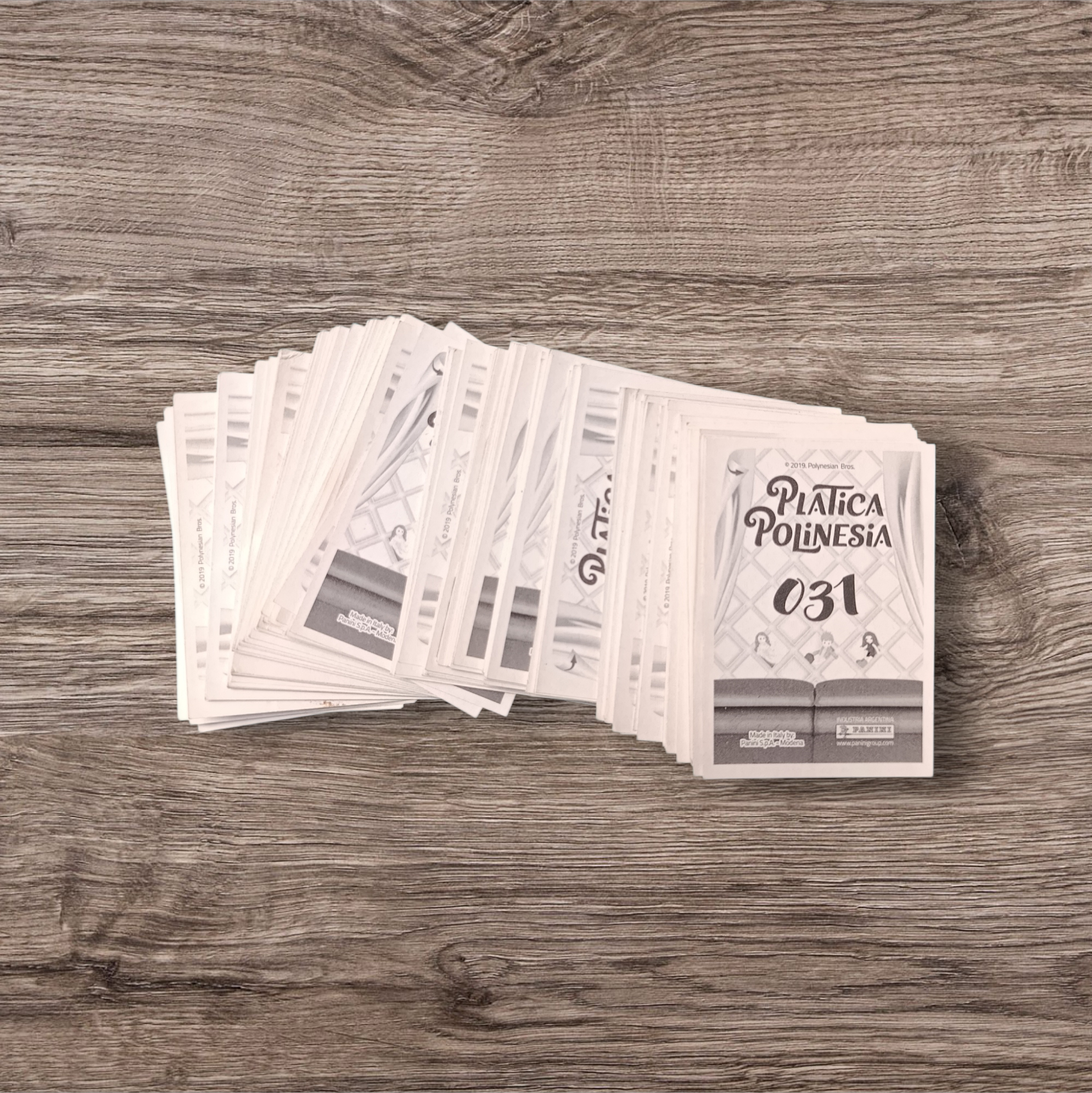 Lote 158 figuritas sin repetir Plática Polinesia