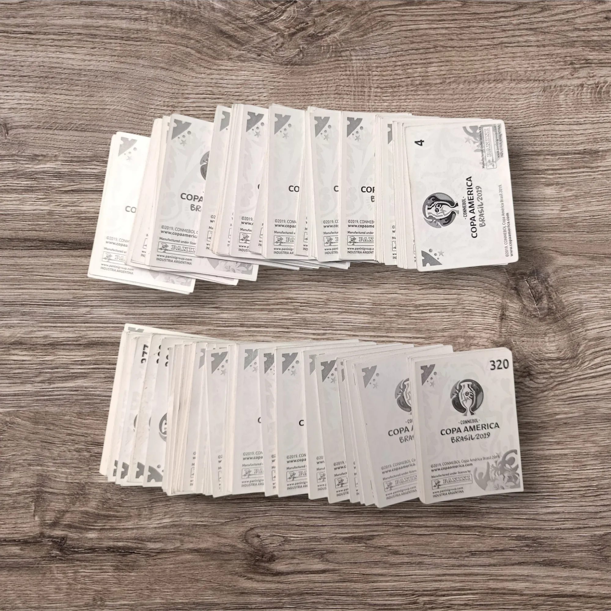 Lote 273 figuritas sin repetir Copa América Brasil 2019