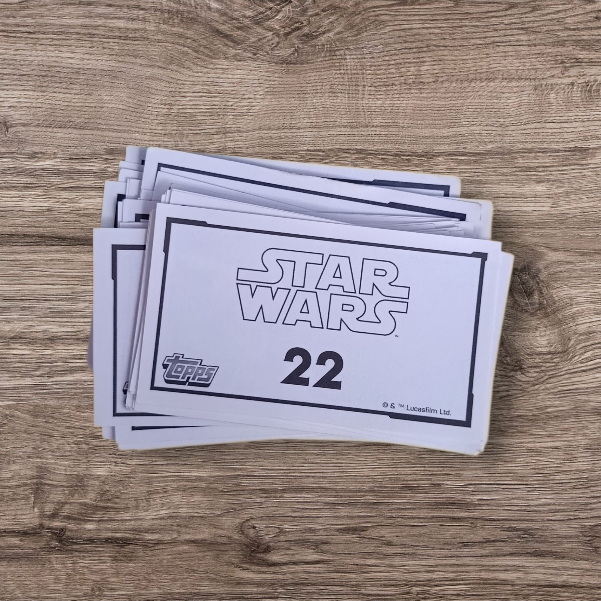 Lote 52 figuritas sin repetir Star Wars