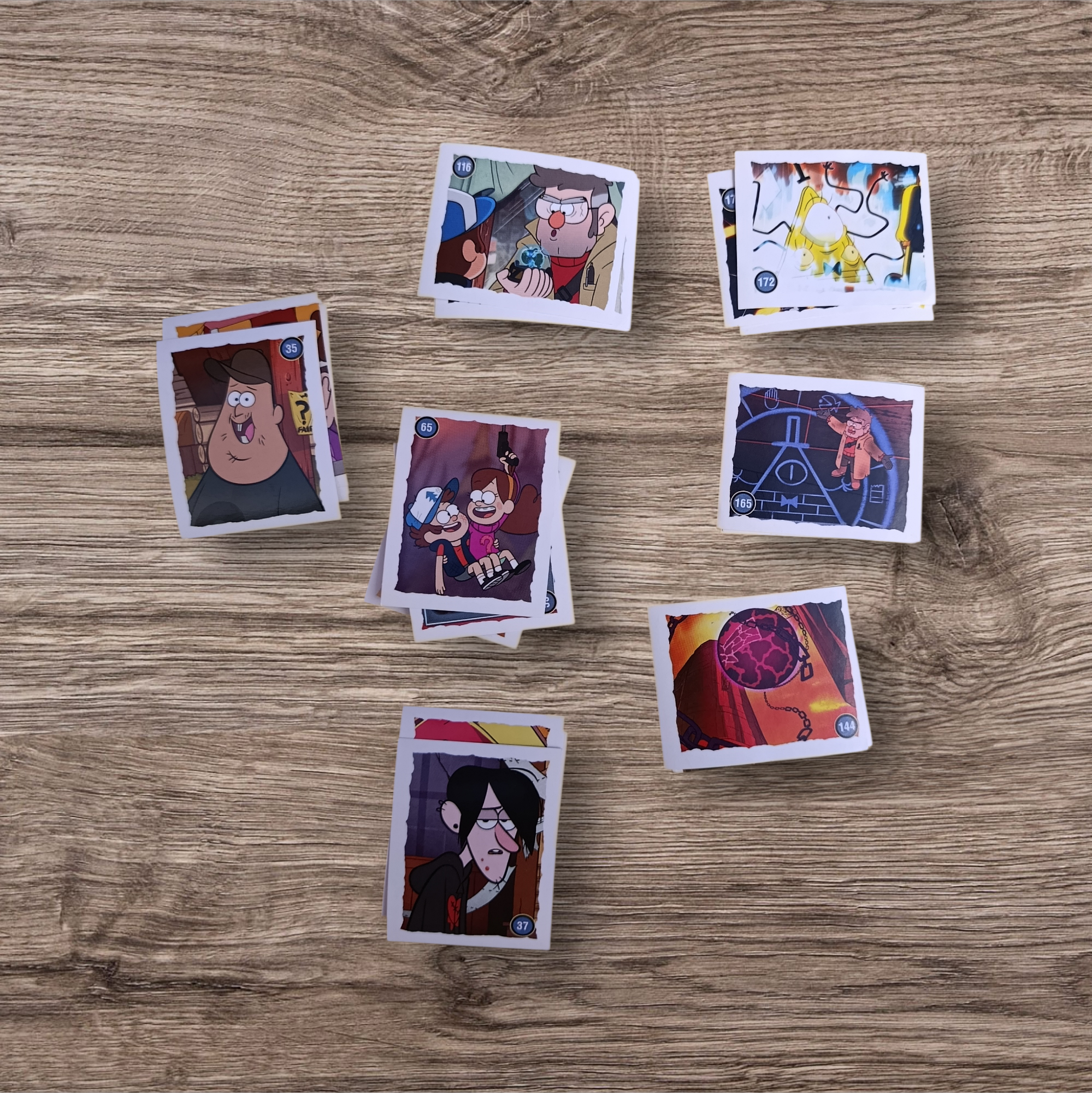 Lote 23 figuritas sin repetir Gravity Falls