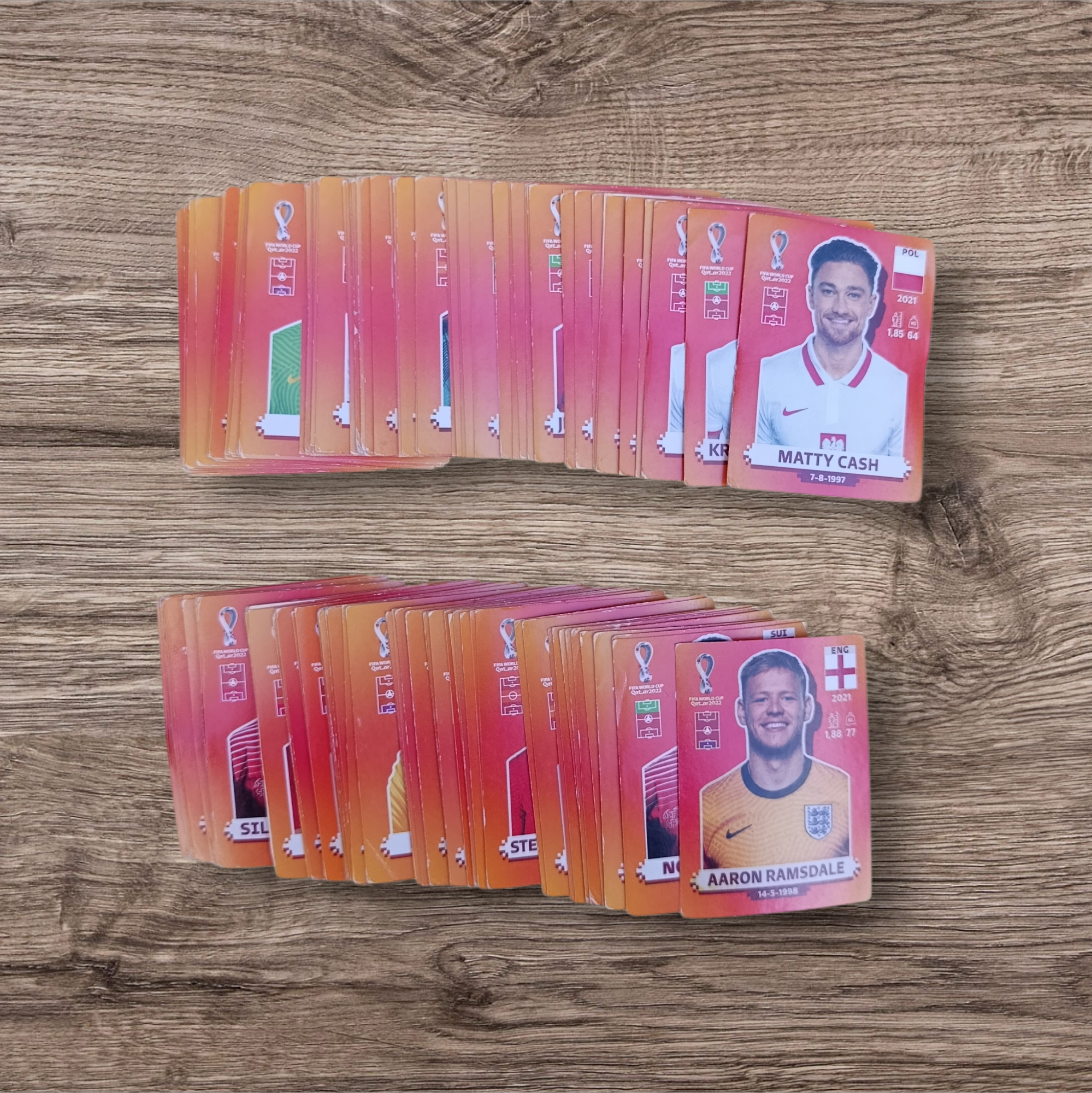 Lote 179 figuritas sin repetir Mundial Qatar 2022