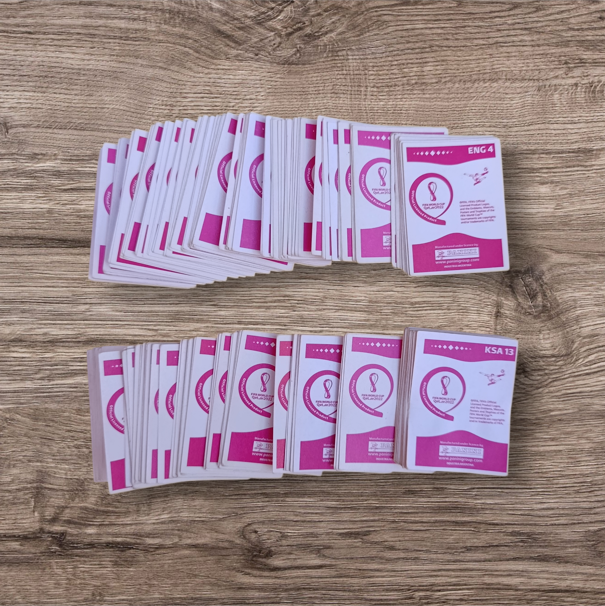 Lote 179 figuritas sin repetir Mundial Qatar 2022