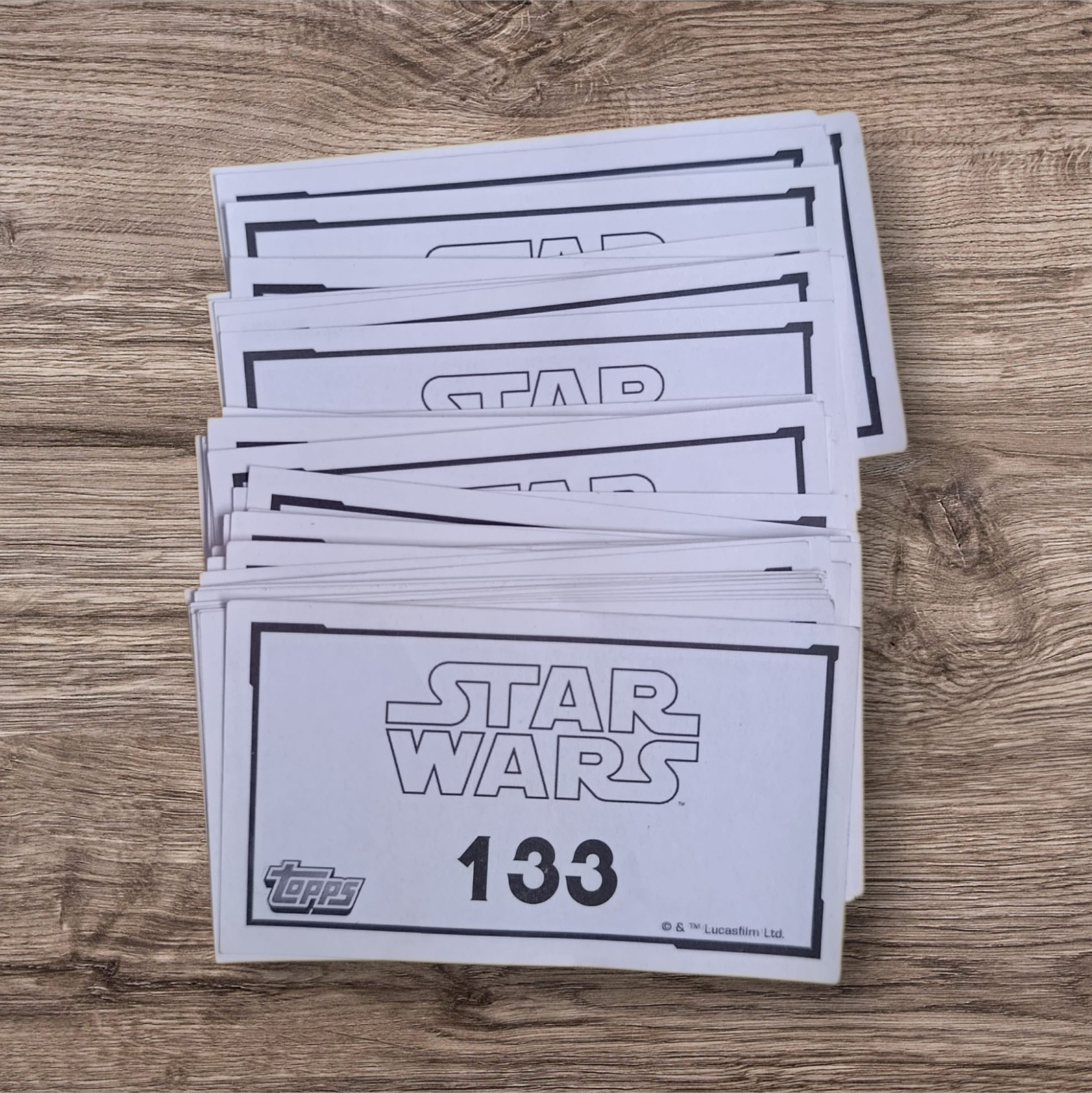 Lote 51 figuritas sin repetir Star Wars