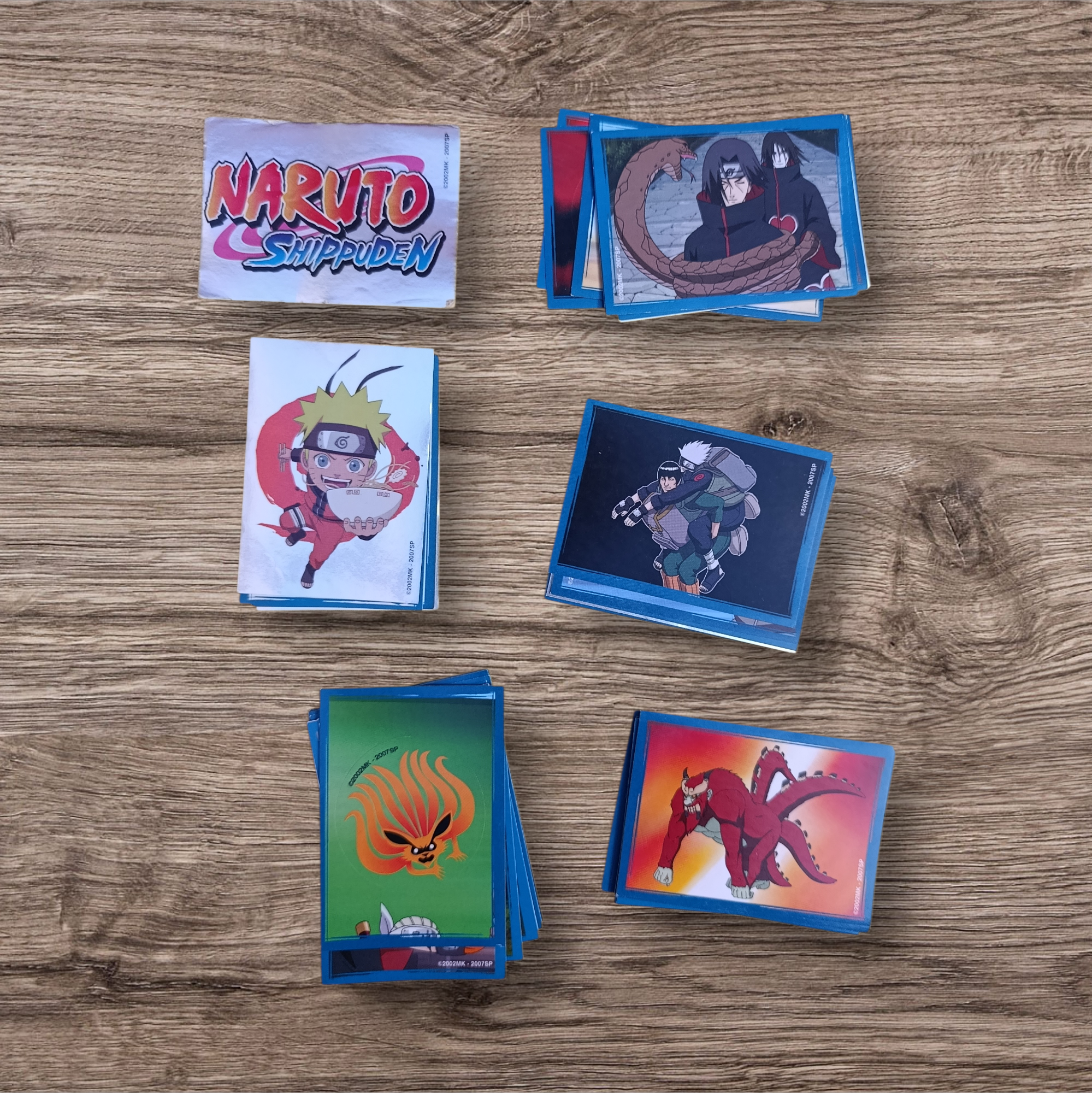 Lote 53 figuritas sin repetir Naruto Shippuden Panini